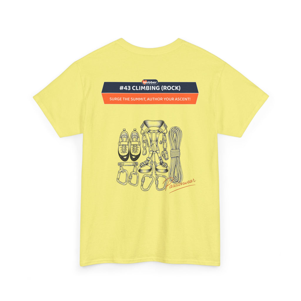 Hobber Mens Sports & Adventure T-Shirt, #43 Climbing (Rock)