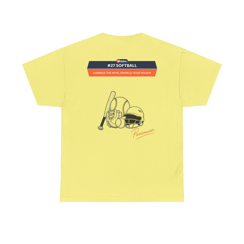Hobber Unisex Sports & Adventure T-Shirt, #27 Softball