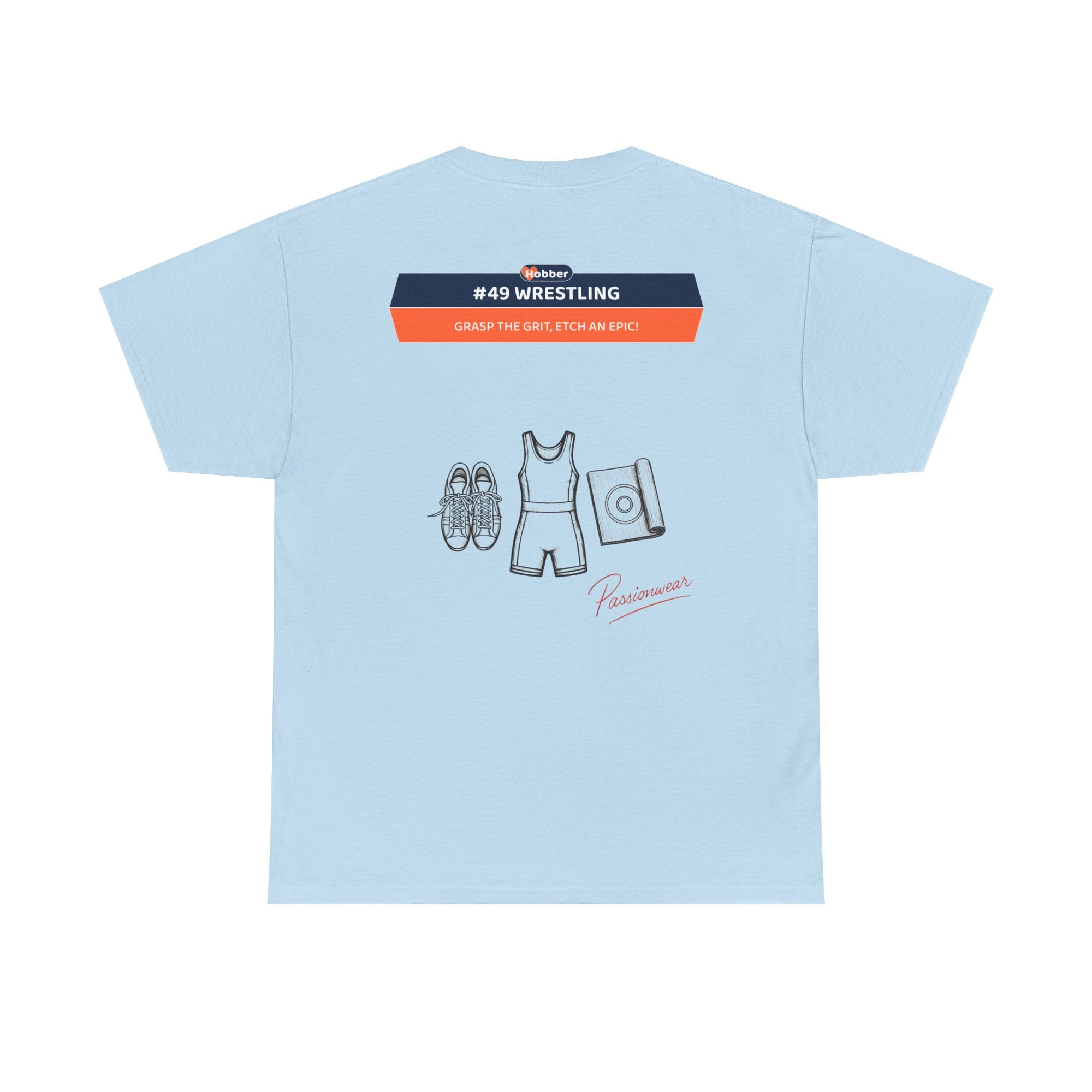 Hobber Mens Sports & Adventure T-Shirt, #49 Wrestling