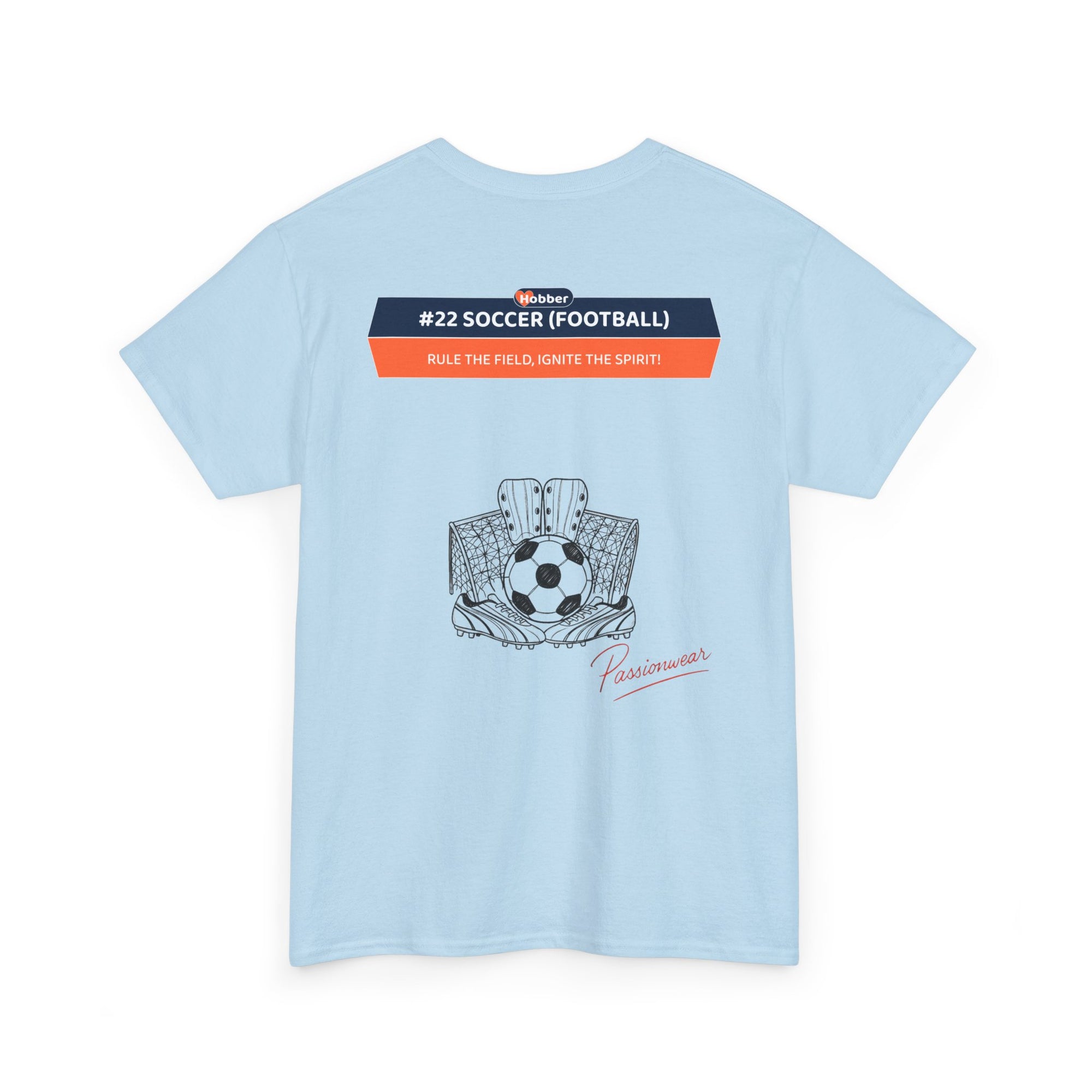Hobber Mens Sports & Adventure T-Shirt, #22 Soccer (Football)