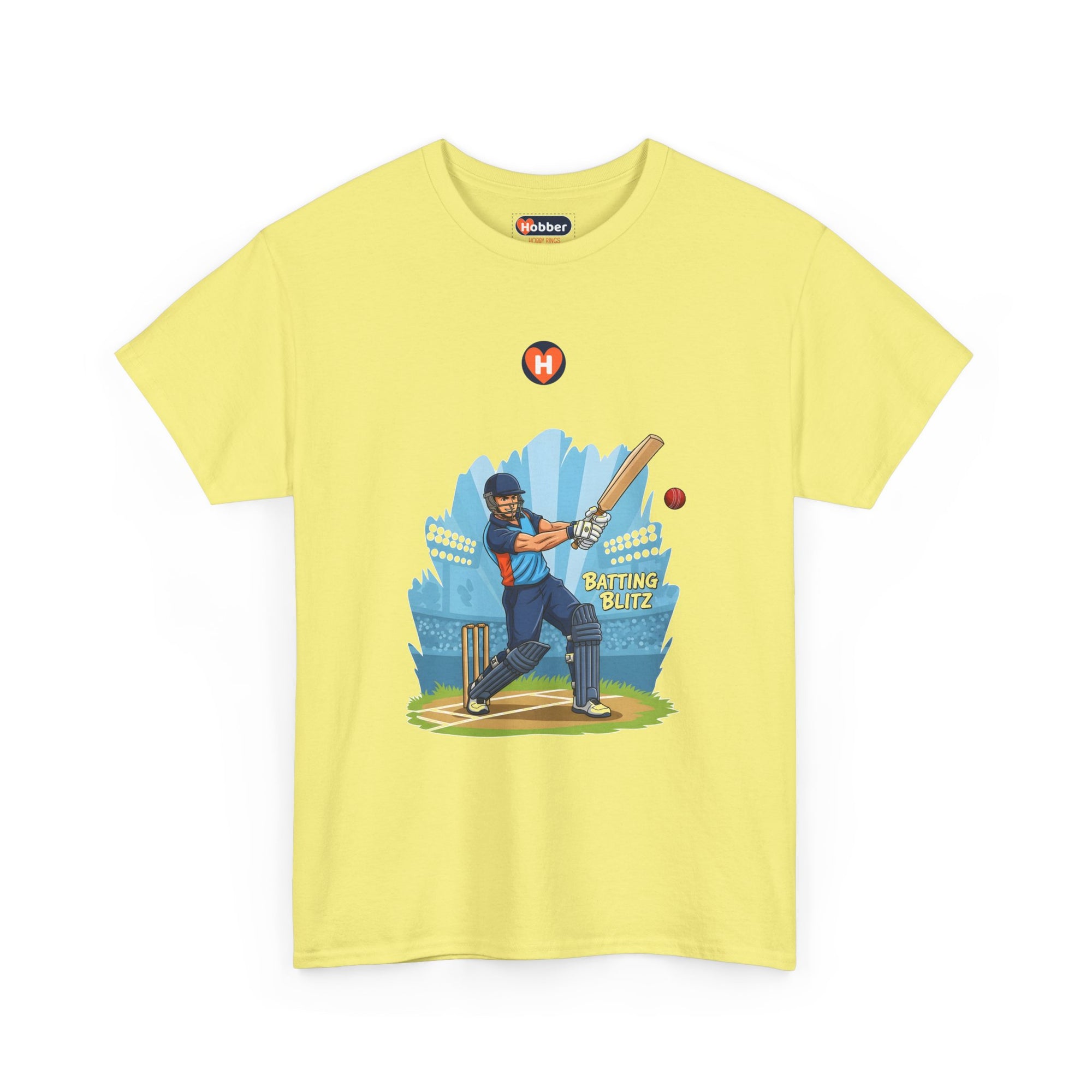 Hobber Mens Sports & Adventure T-Shirt, #25 Cricket
