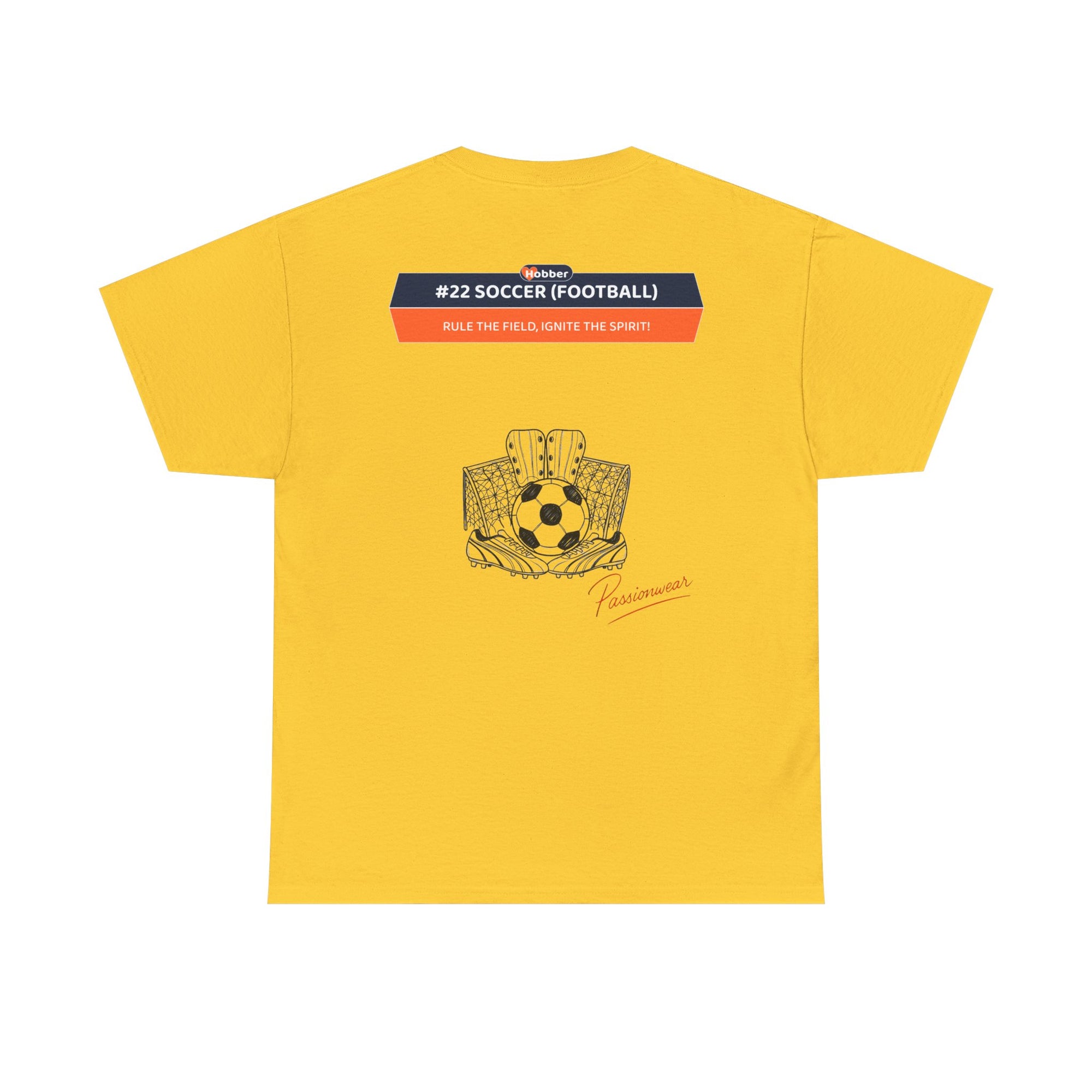 Hobber Mens Sports & Adventure T-Shirt, #22 Soccer (Football)