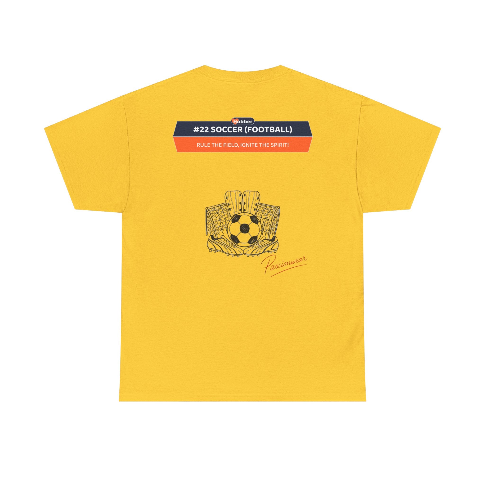 Hobber Mens Sports & Adventure T-Shirt, #22 Soccer (Football)