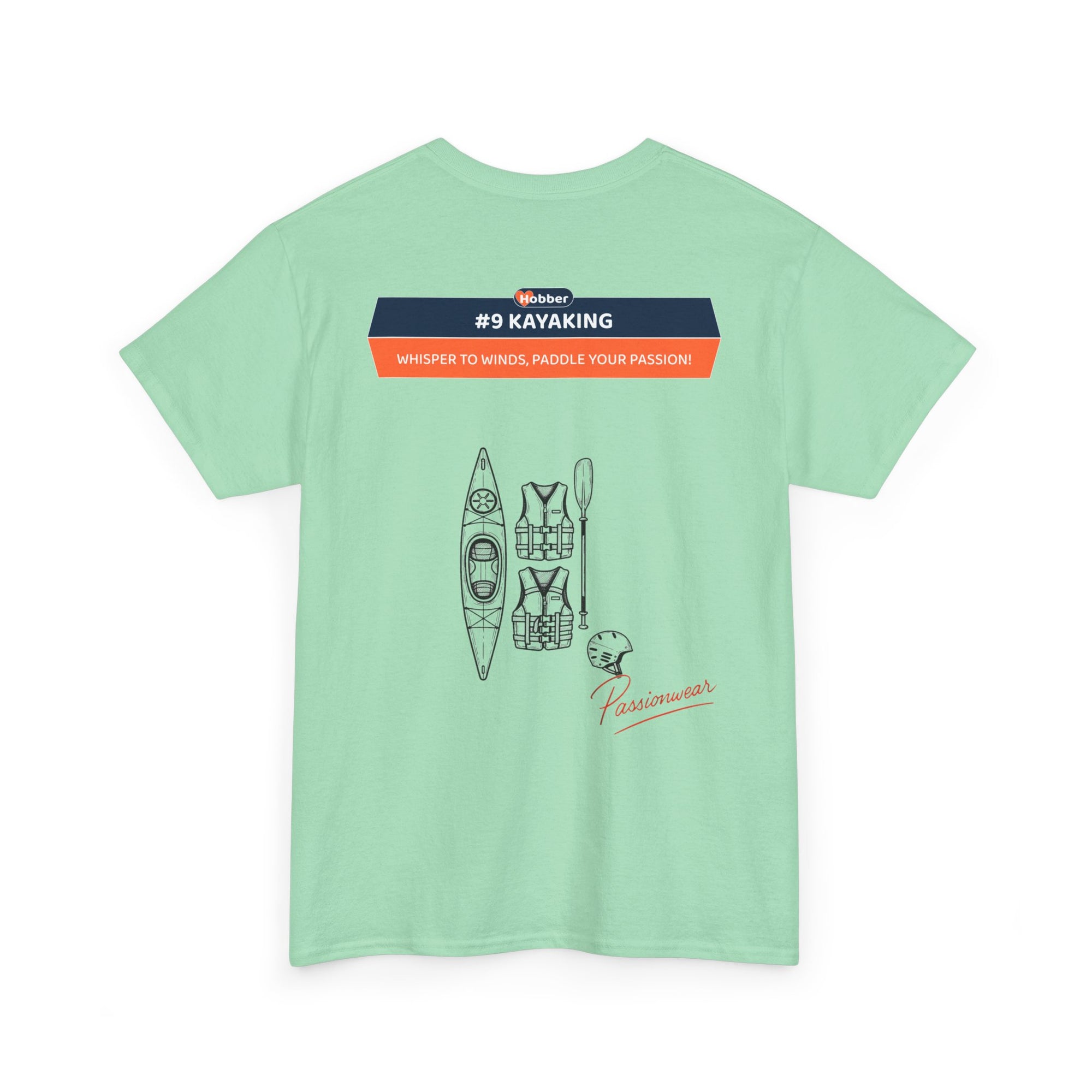 Hobber Unisex Sports & Adventure T-Shirt, #9 Kayaking