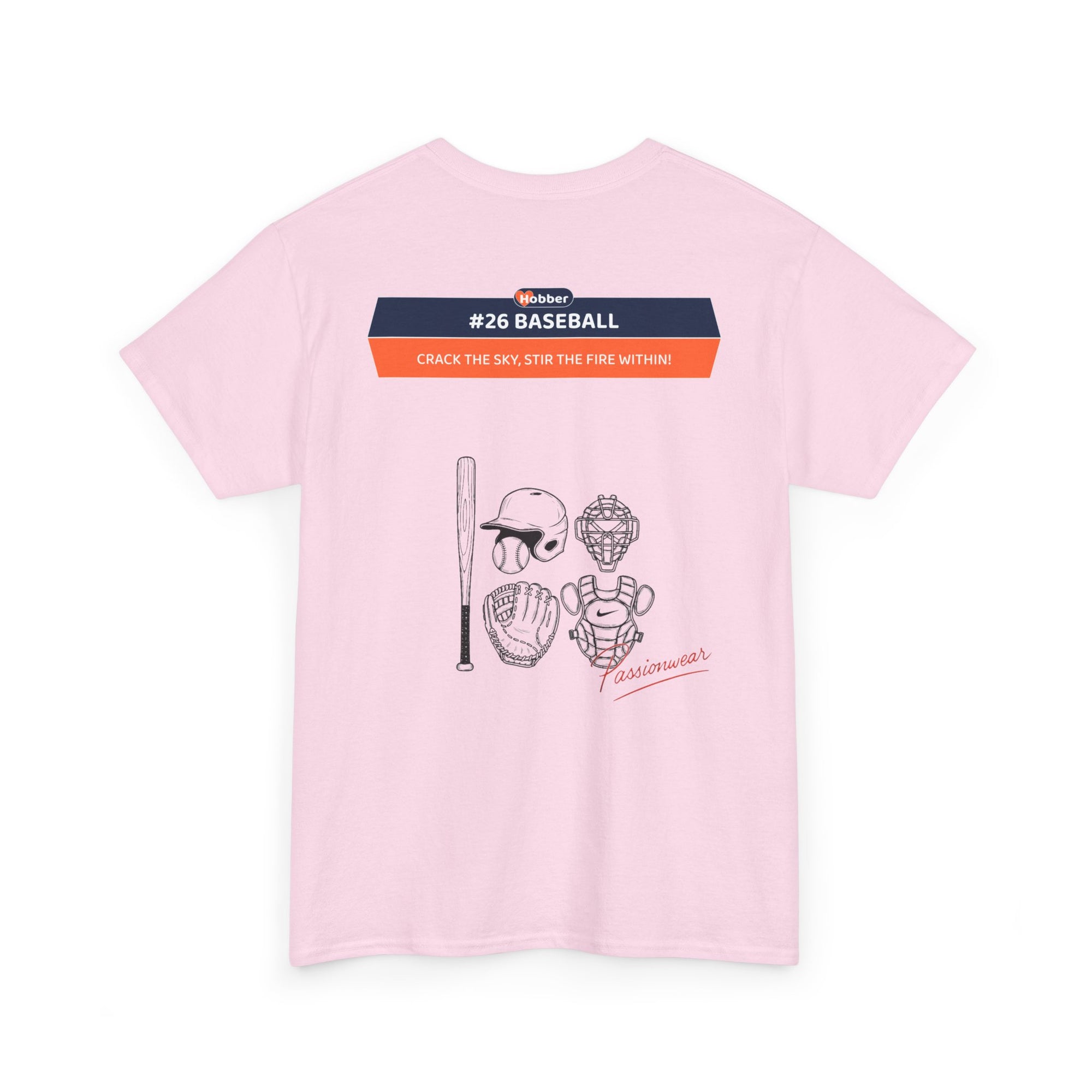 Hobber Mens Sports & Adventure T-Shirt, #26 Baseball