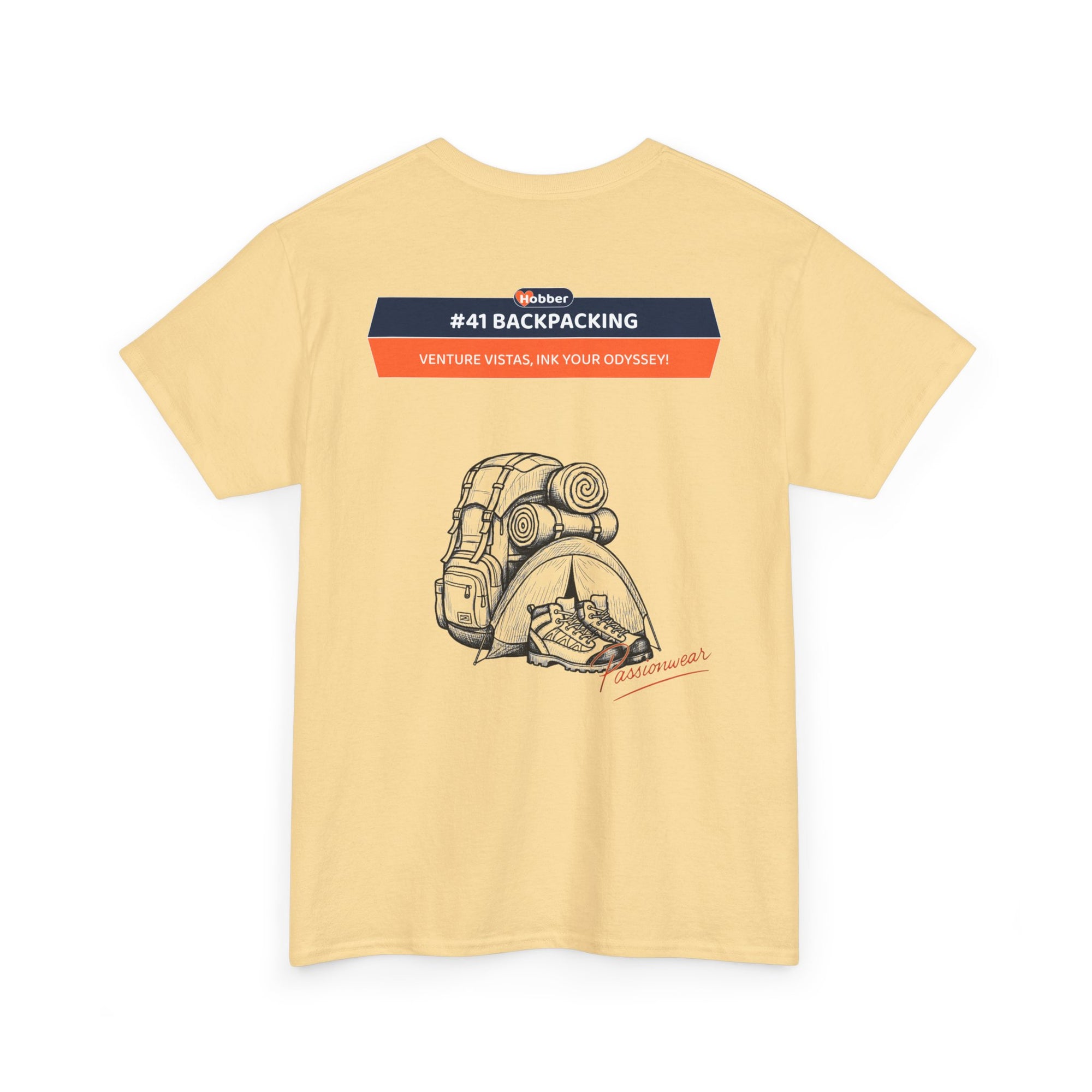 Hobber Unisex Sports & Adventure T-Shirt, #41 Backpacking