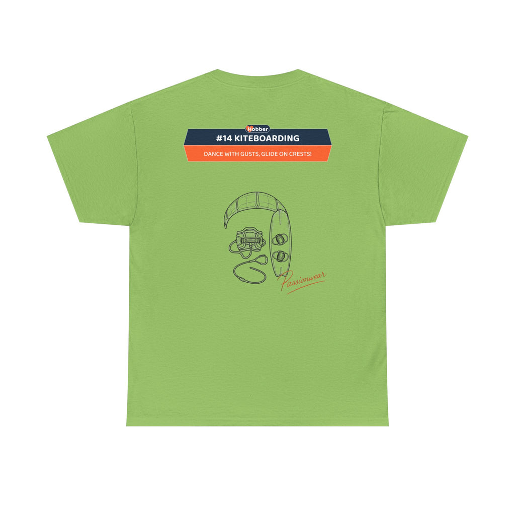 Hobber Mens Sports & Adventure T-Shirt, #14 Kiteboarding