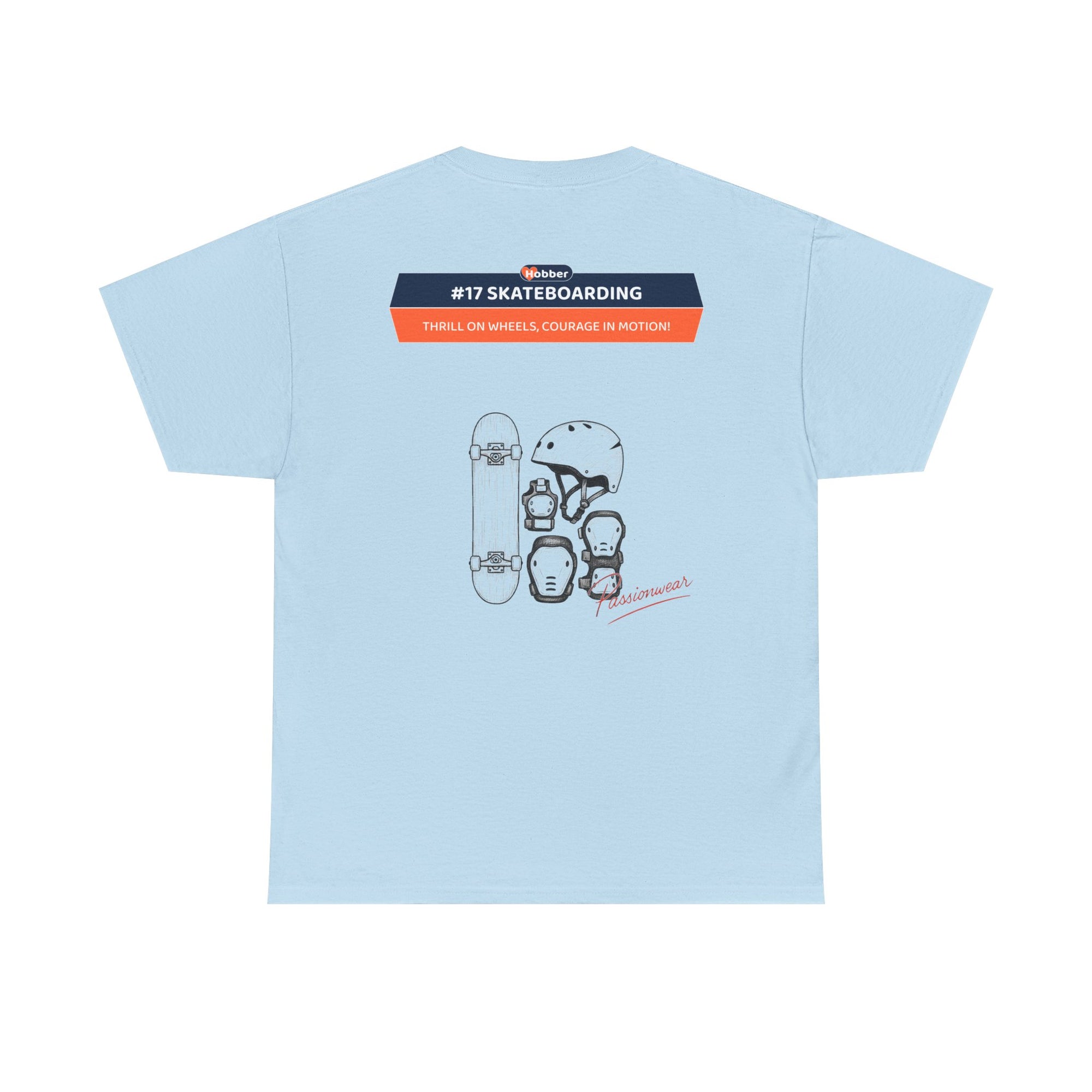 Hobber Mens Sports & Adventure T-Shirt, #17 Skateboarding