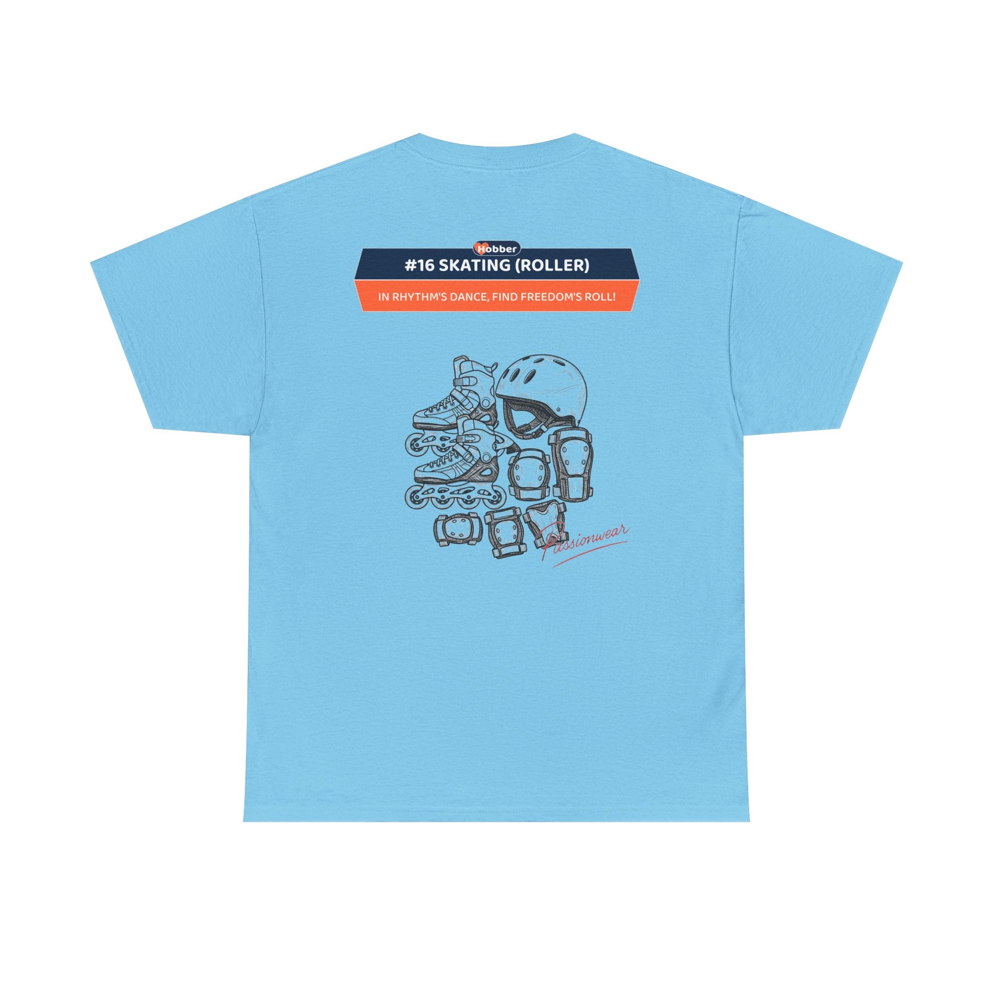 Hobber Unisex Sports & Adventure T-Shirt, #16 Skating (Roller)