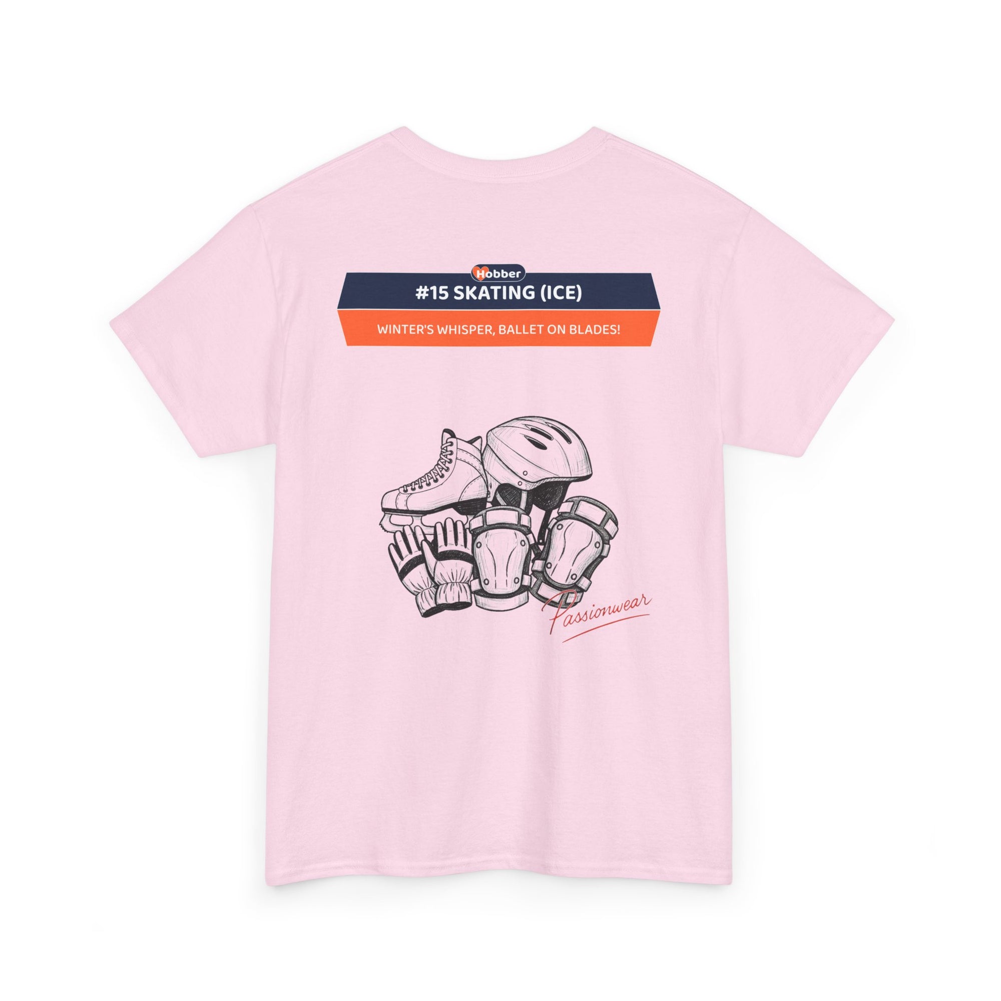Hobber Unisex Sports & Adventure T-Shirt, #15 Skating (Ice)