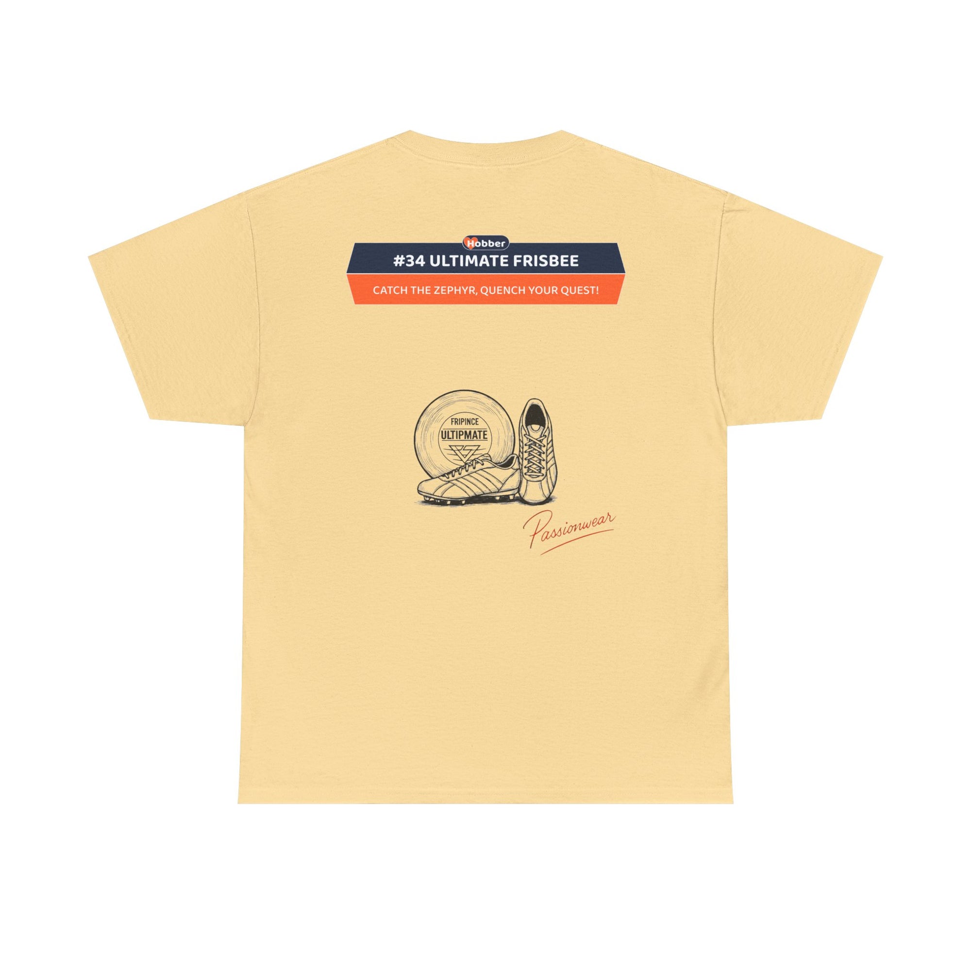 Hobber Unisex Sports & Adventure T-Shirt, #34 Ultimate Frisbee