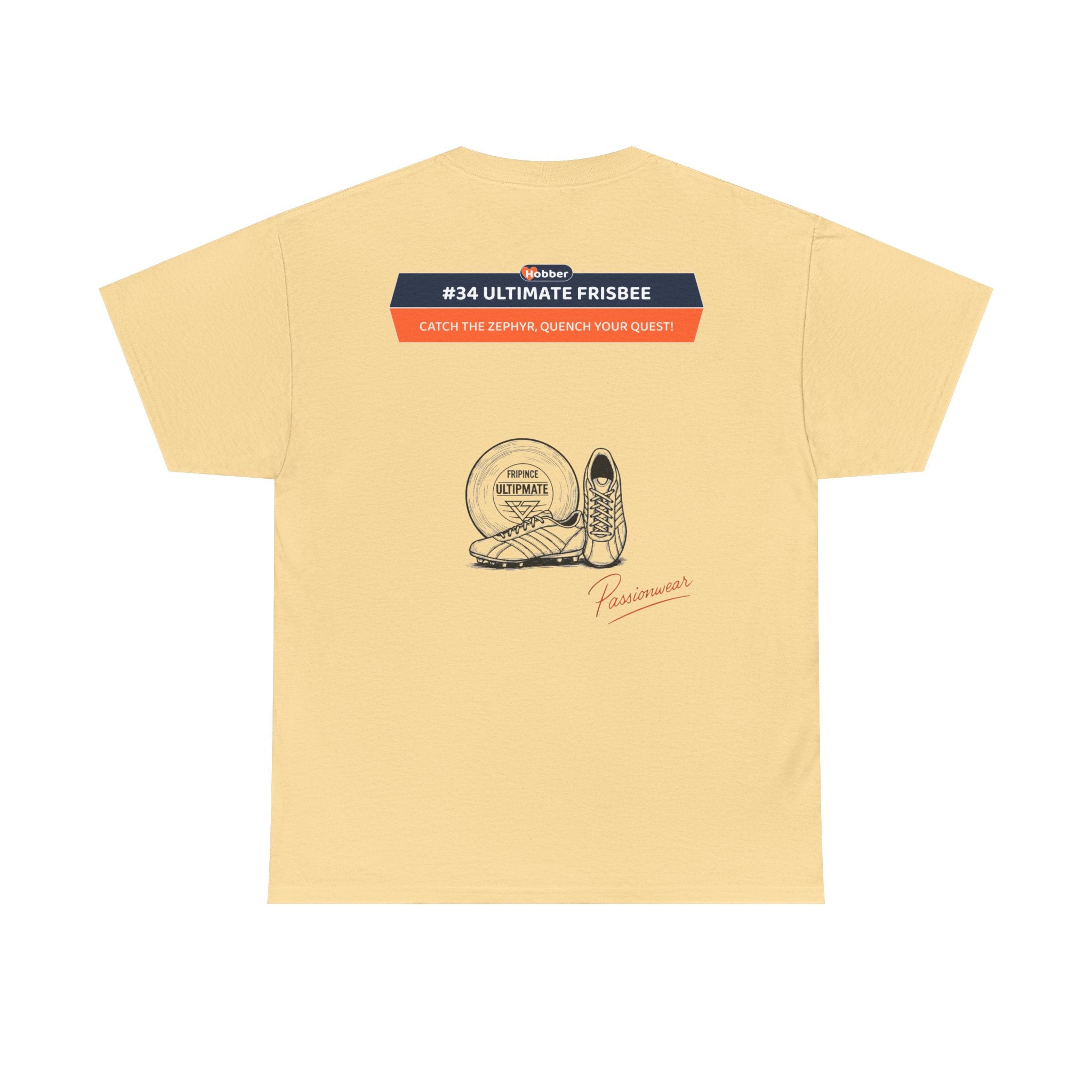 Hobber Unisex Sports & Adventure T-Shirt, #34 Ultimate Frisbee