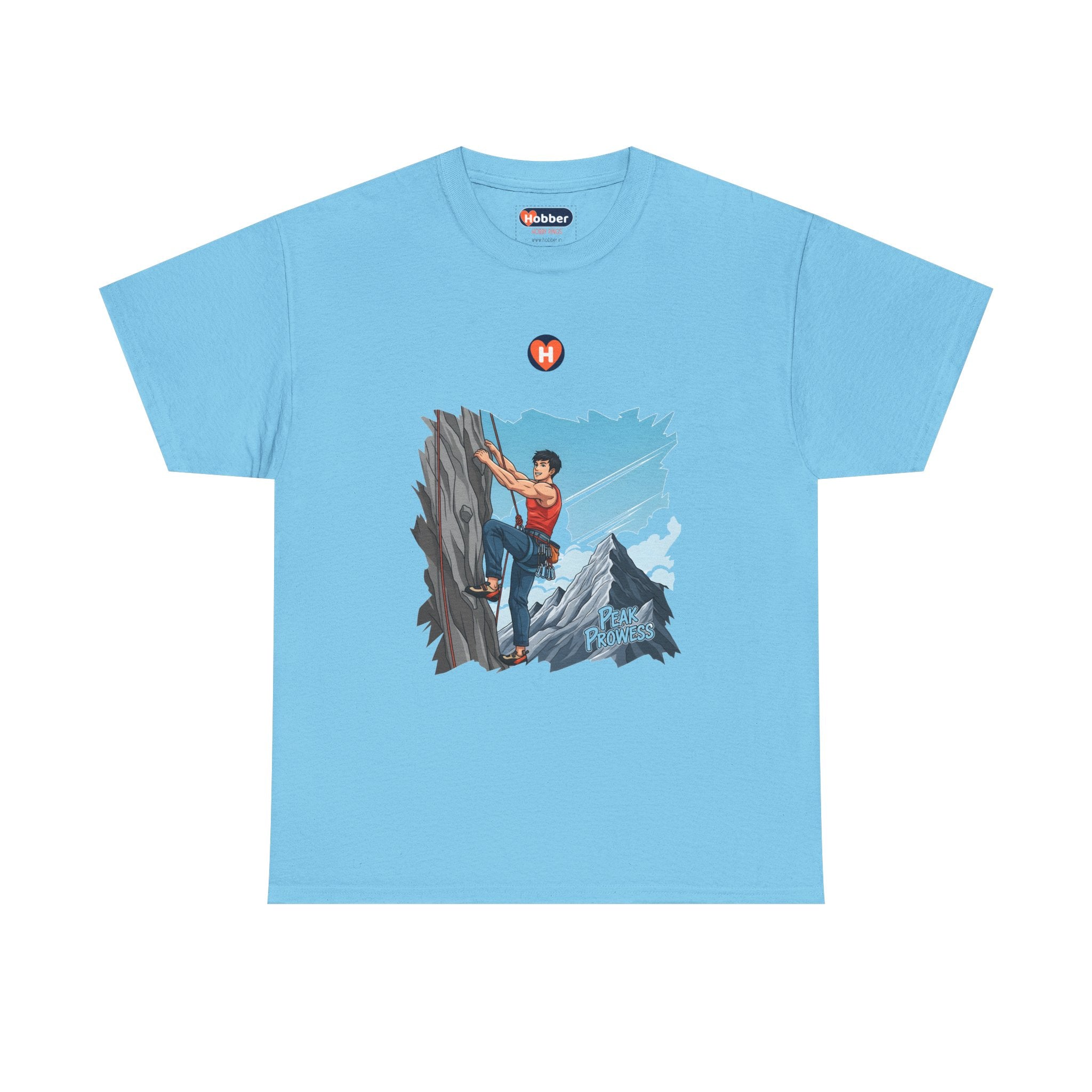 Hobber Mens Sports & Adventure T-Shirt, #43 Climbing (Rock)