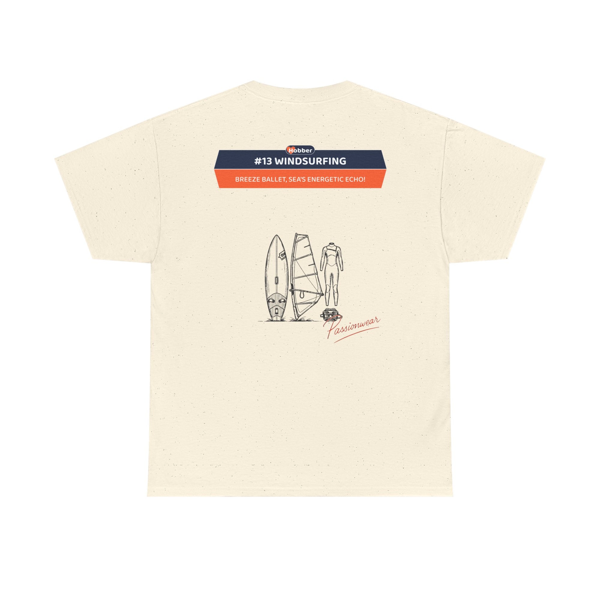 Hobber Mens Sports & Adventure T-Shirt, #13 Windsurfing