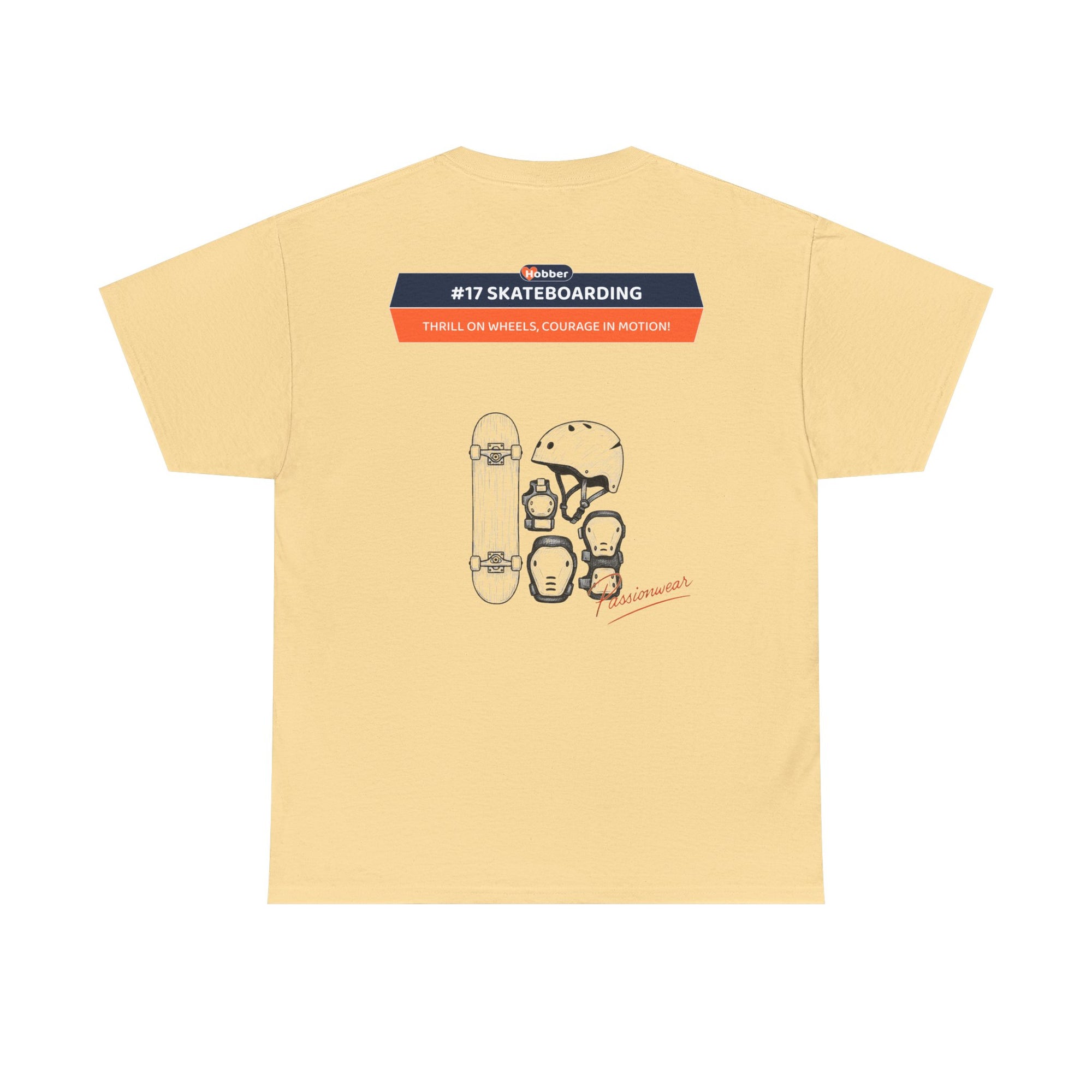 Hobber Mens Sports & Adventure T-Shirt, #17 Skateboarding