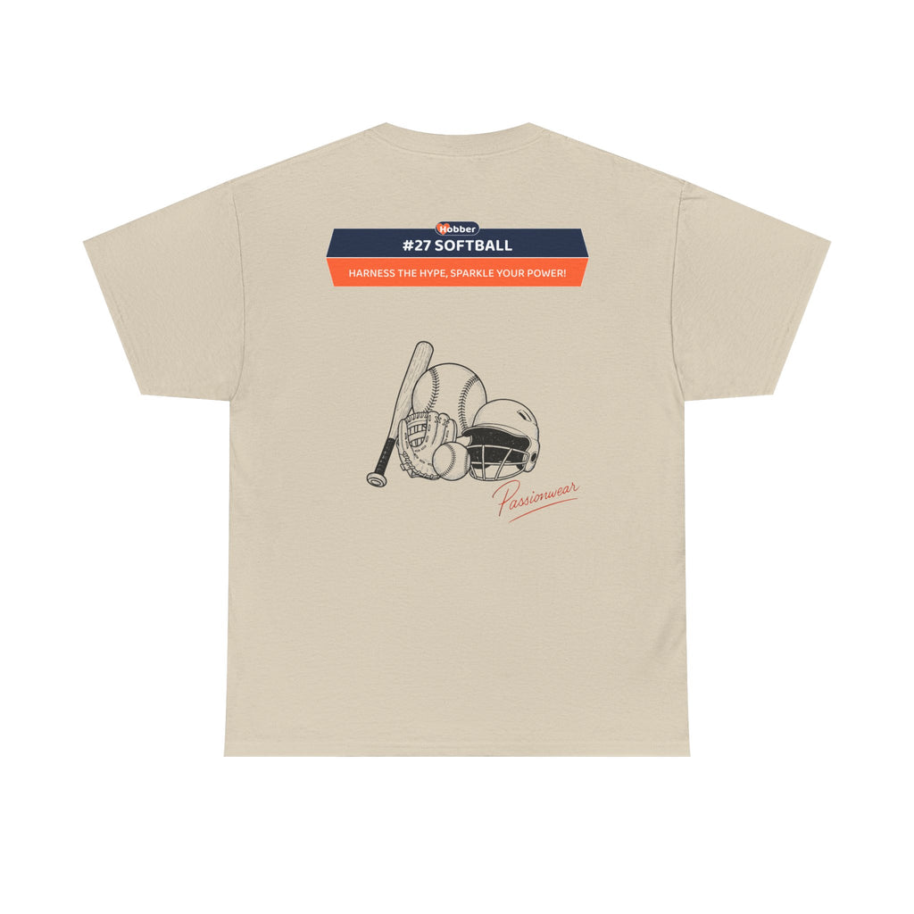 Hobber Unisex Sports & Adventure T-Shirt, #27 Softball