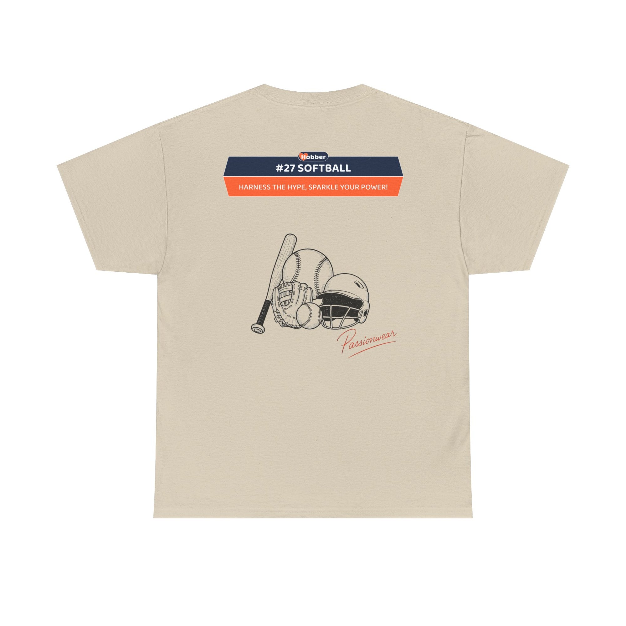 Hobber Unisex Sports & Adventure T-Shirt, #27 Softball