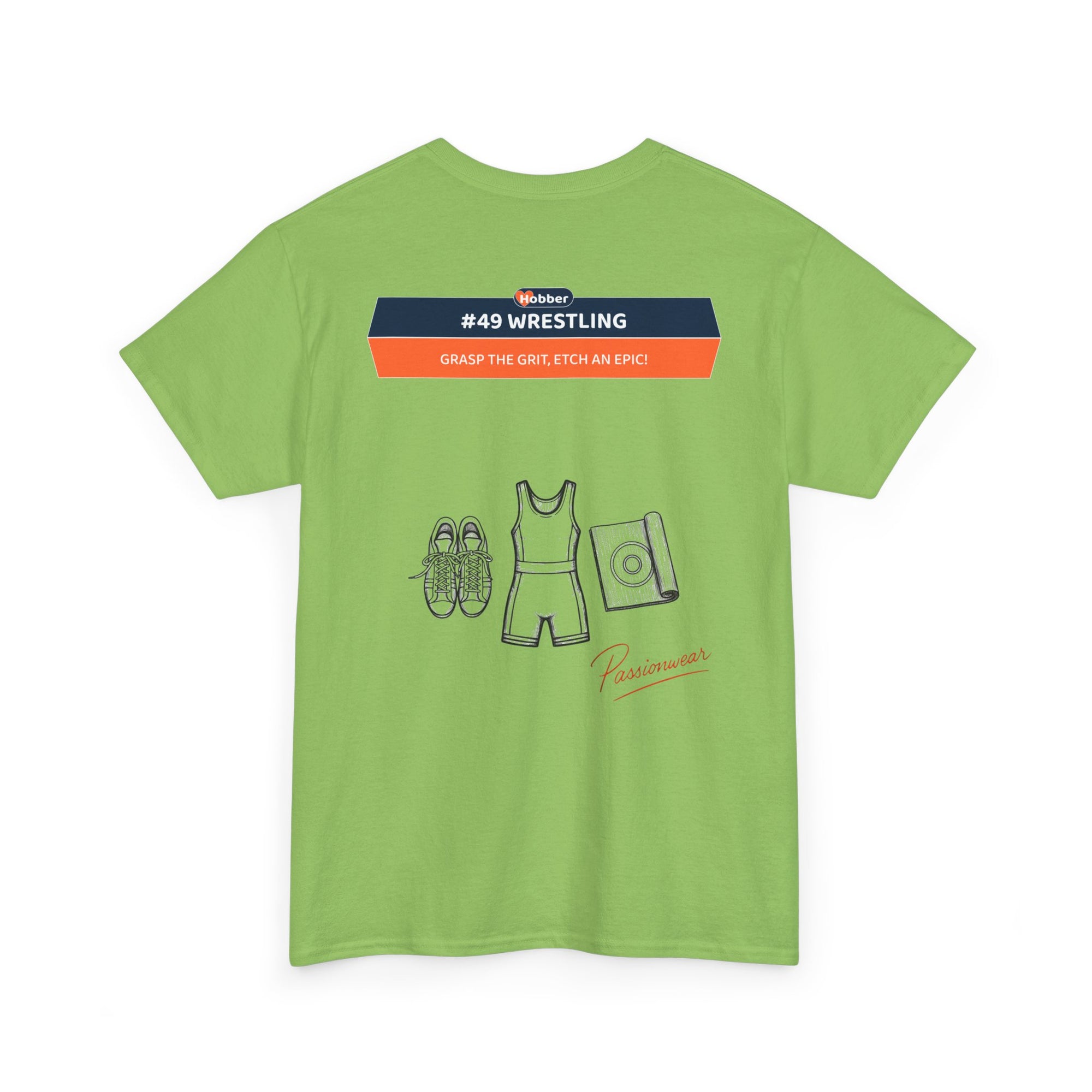 Hobber Mens Sports & Adventure T-Shirt, #49 Wrestling