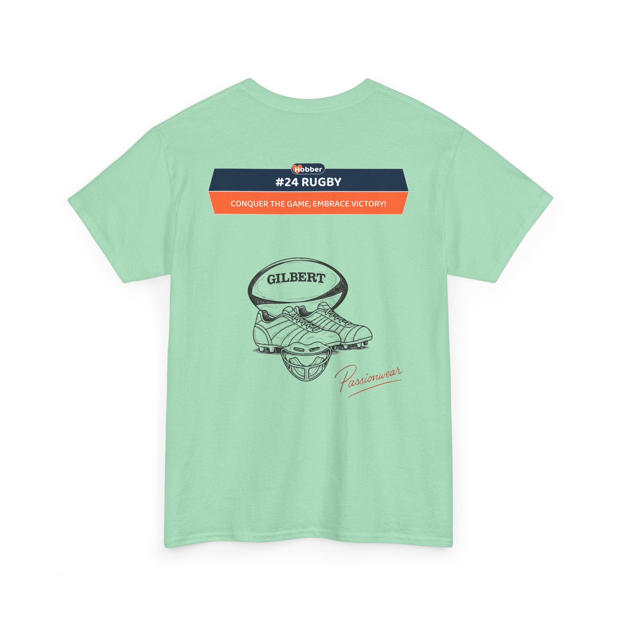 Hobber Mens Sports & Adventure T-Shirt, #24 Rugby