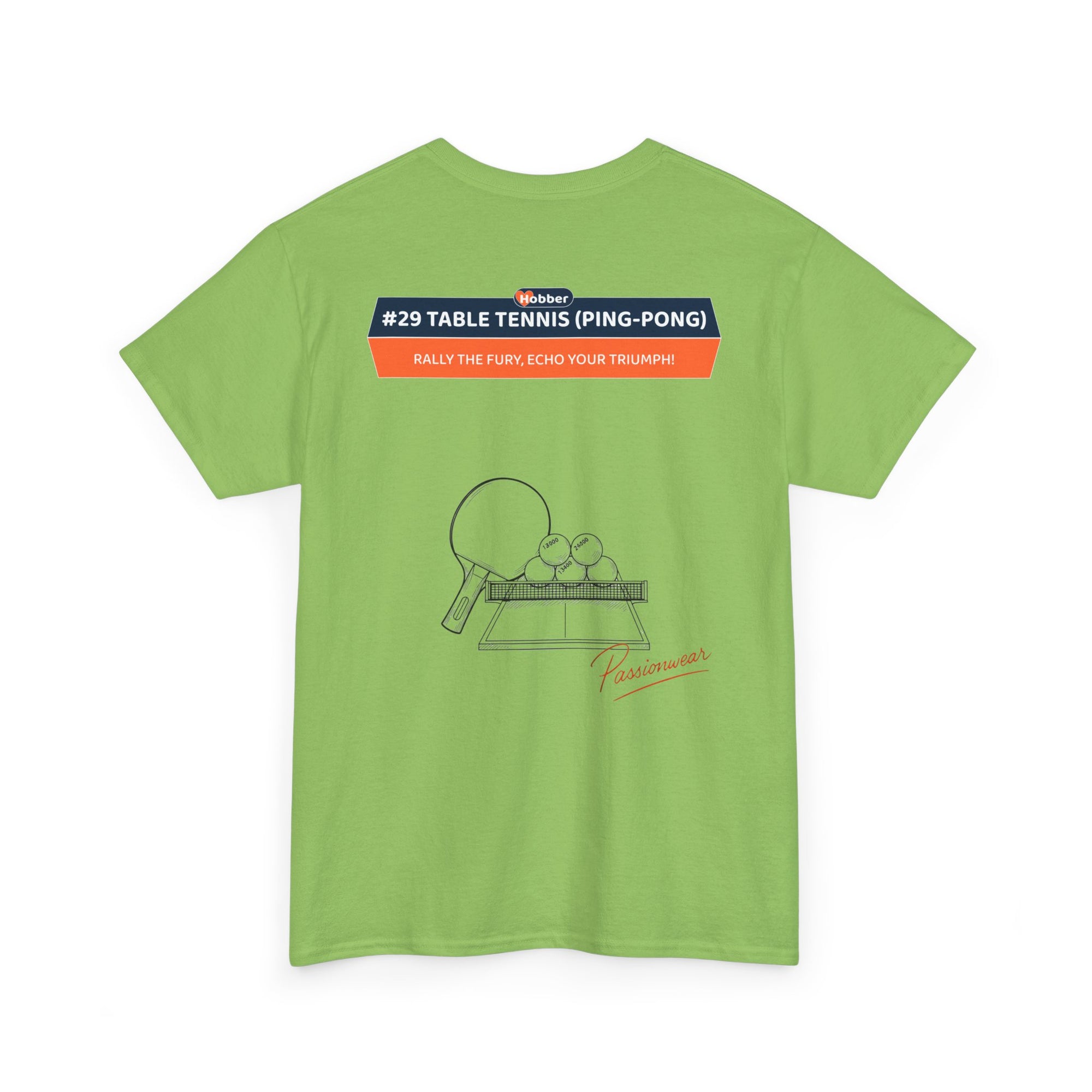 Hobber Unisex Sports & Adventure T-Shirt, #29 Table tennis (Ping-pong)