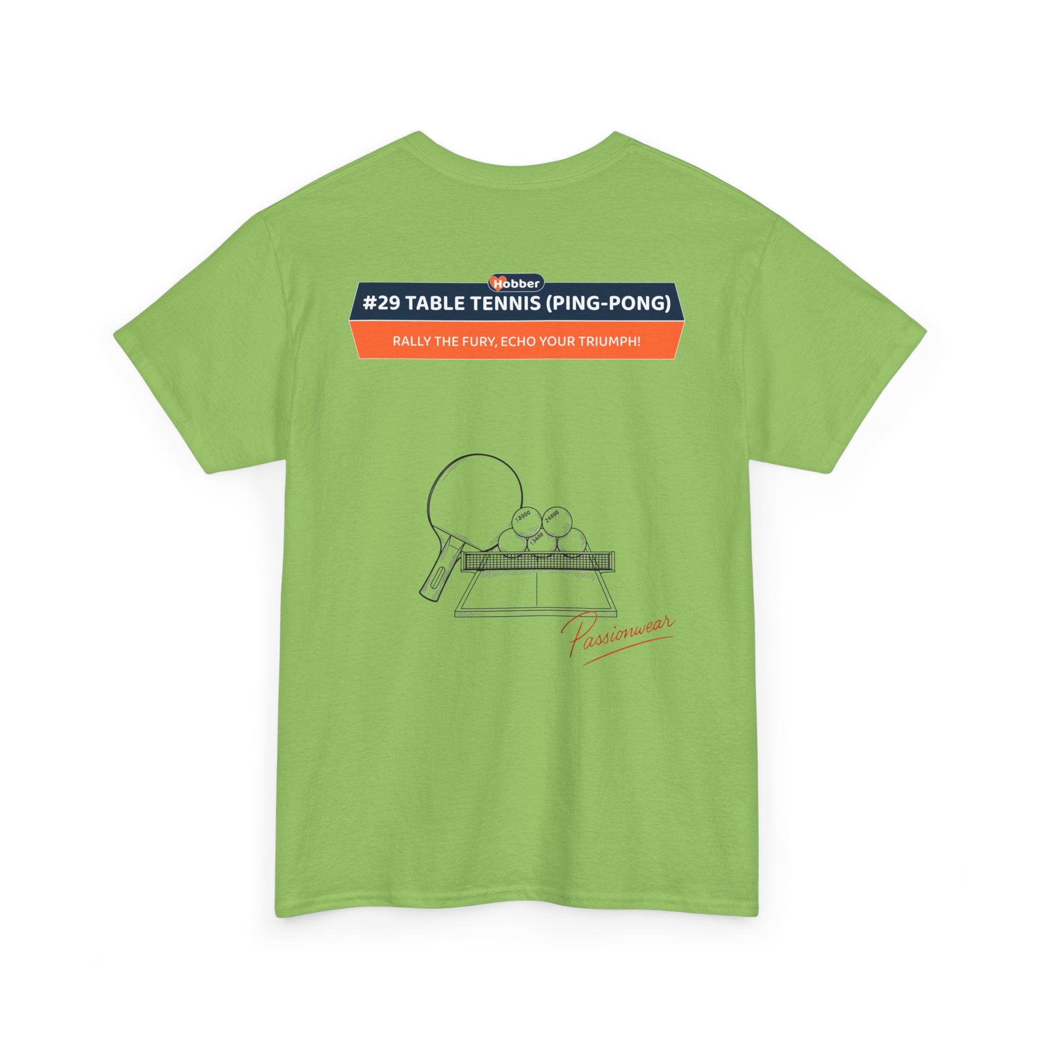 Hobber Unisex Sports & Adventure T-Shirt, #29 Table tennis (Ping-pong)