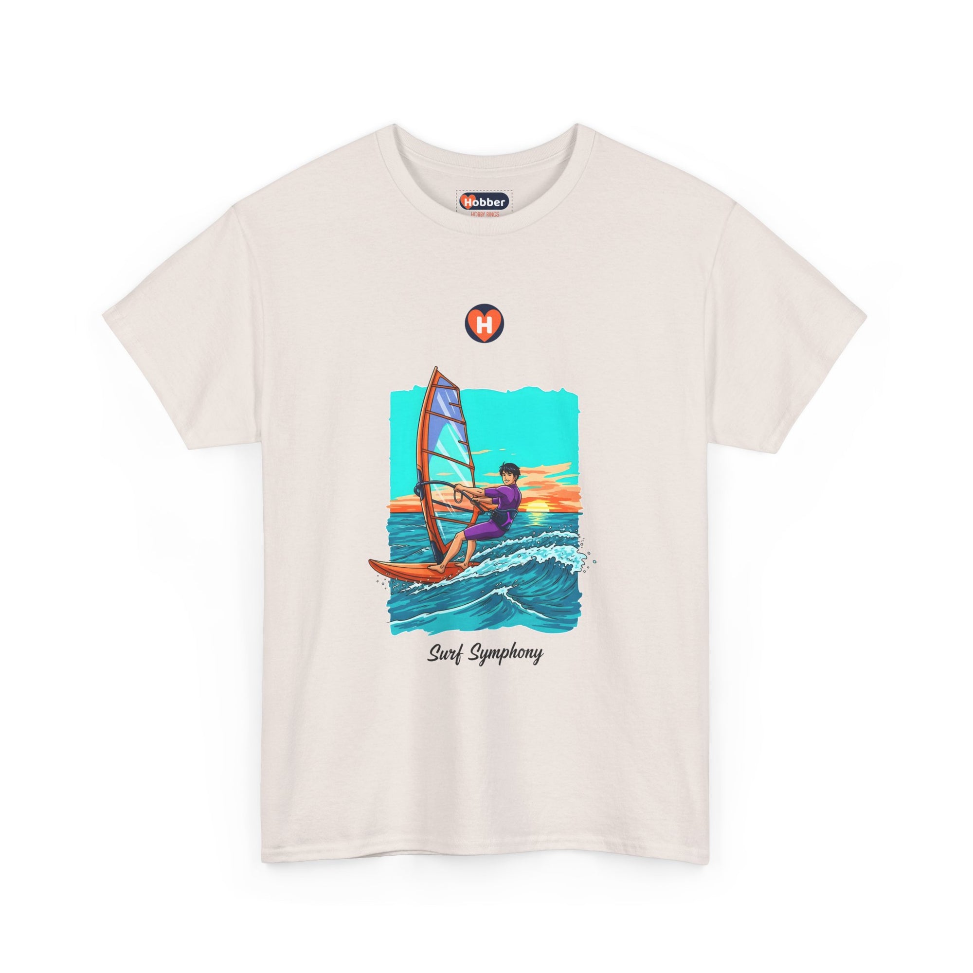 Hobber Mens Sports & Adventure T-Shirt, #13 Windsurfing