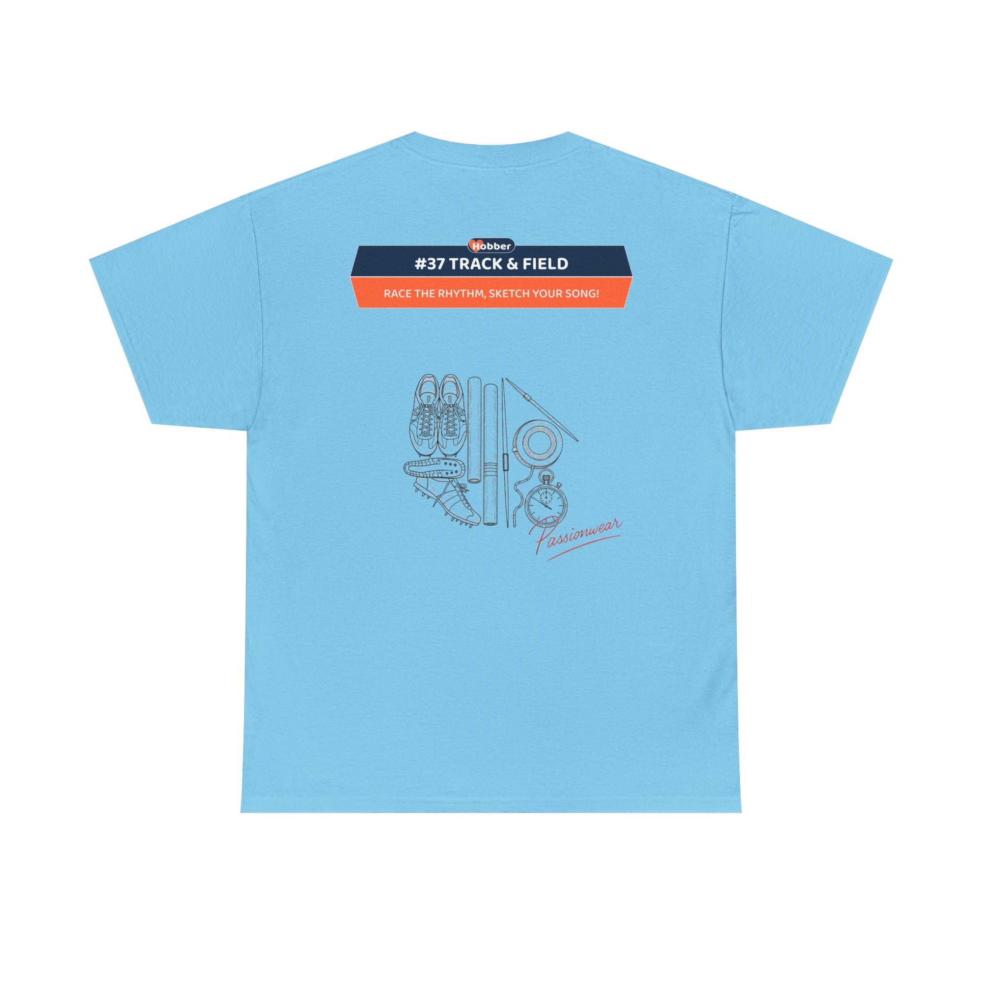 Hobber Mens Sports & Adventure T-Shirt, #37 Track & field