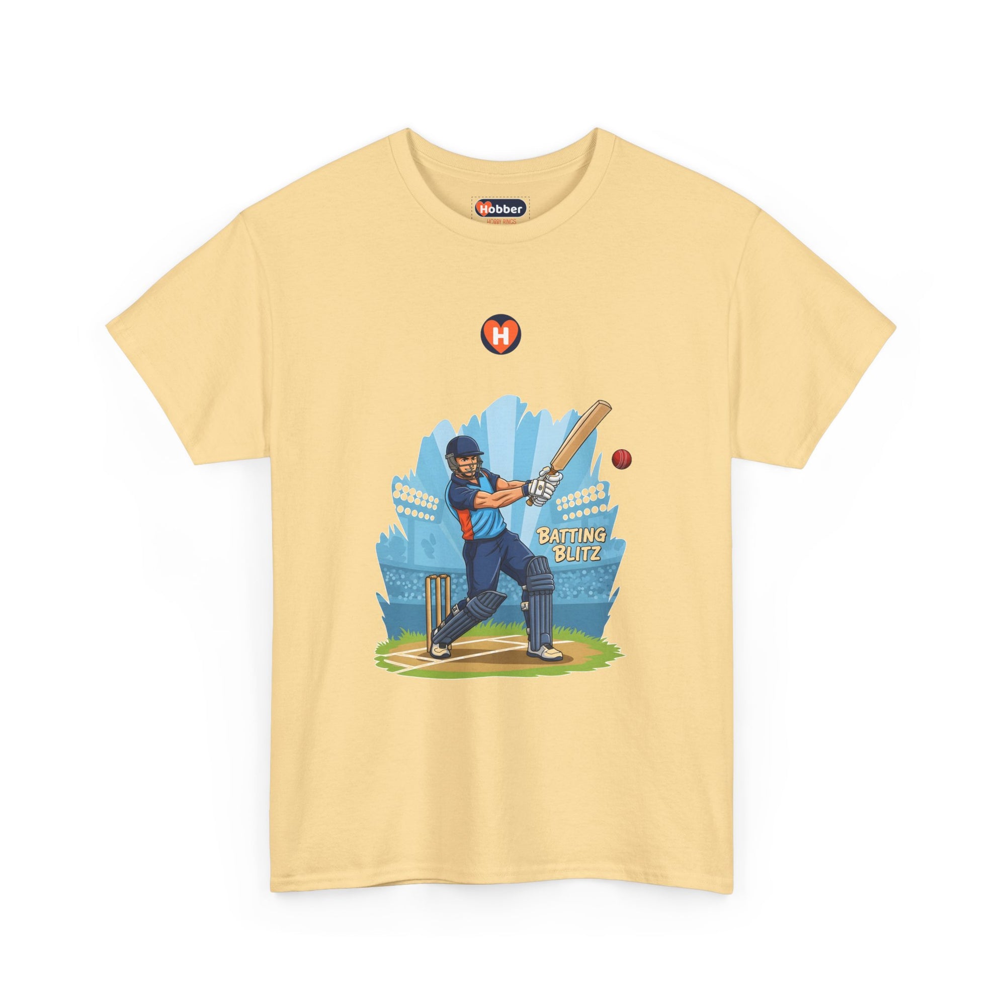 Hobber Mens Sports & Adventure T-Shirt, #25 Cricket