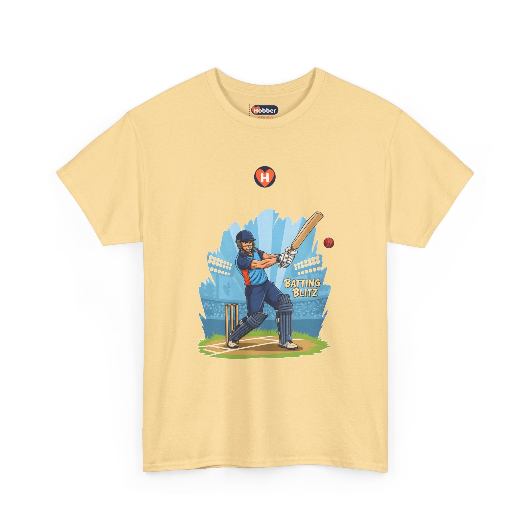 Hobber Mens Sports & Adventure T-Shirt, #25 Cricket