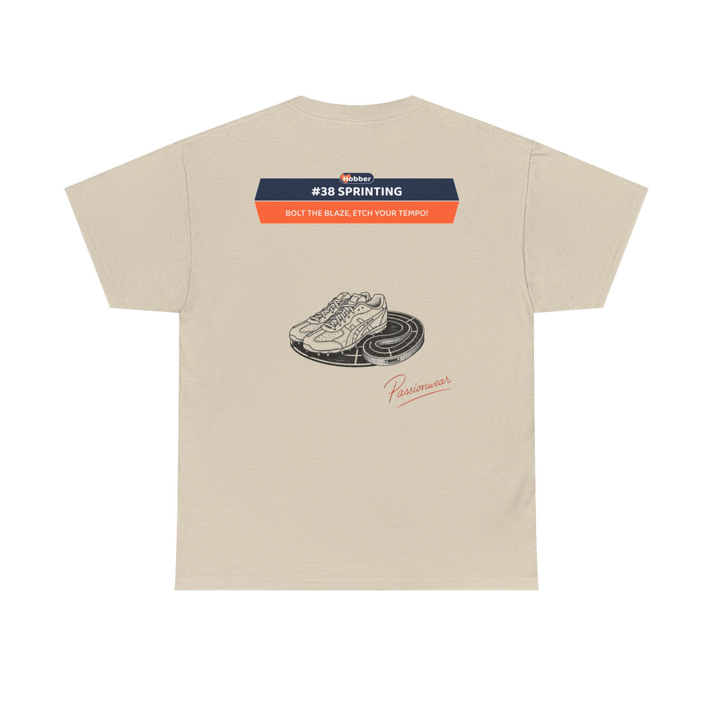 Hobber Mens Sports & Adventure T-Shirt, #38 Sprinting