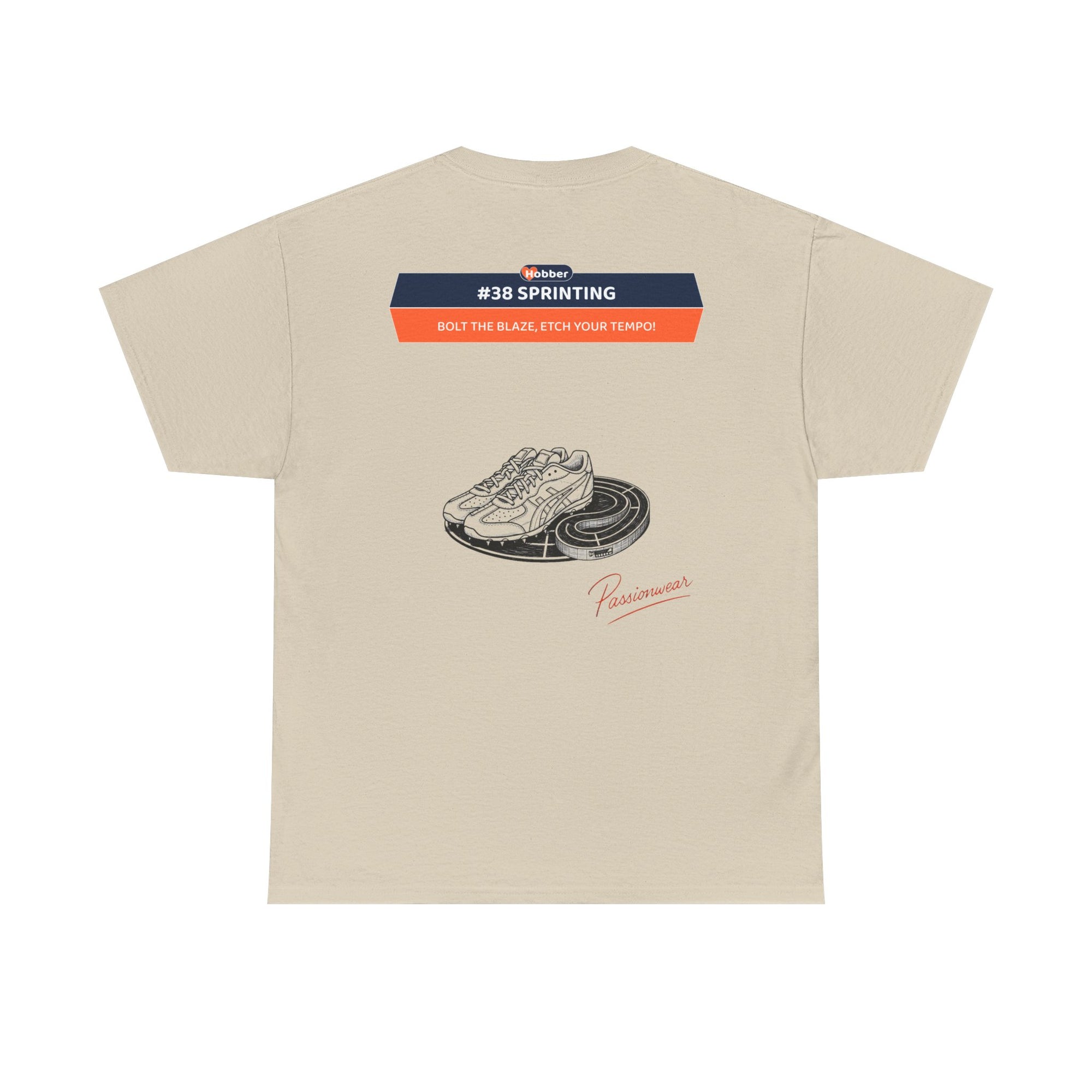 Hobber Mens Sports & Adventure T-Shirt, #38 Sprinting