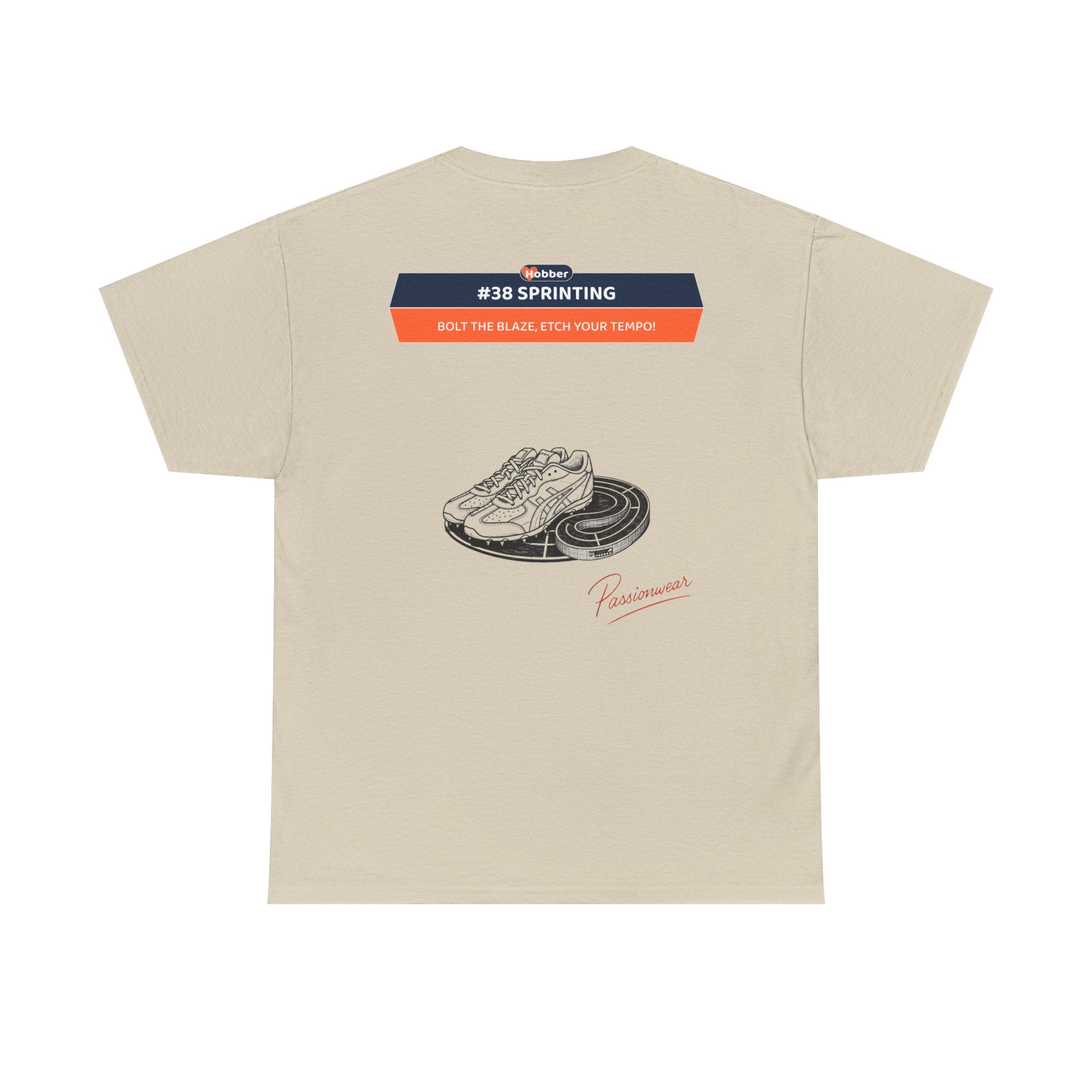 Hobber Mens Sports & Adventure T-Shirt, #38 Sprinting