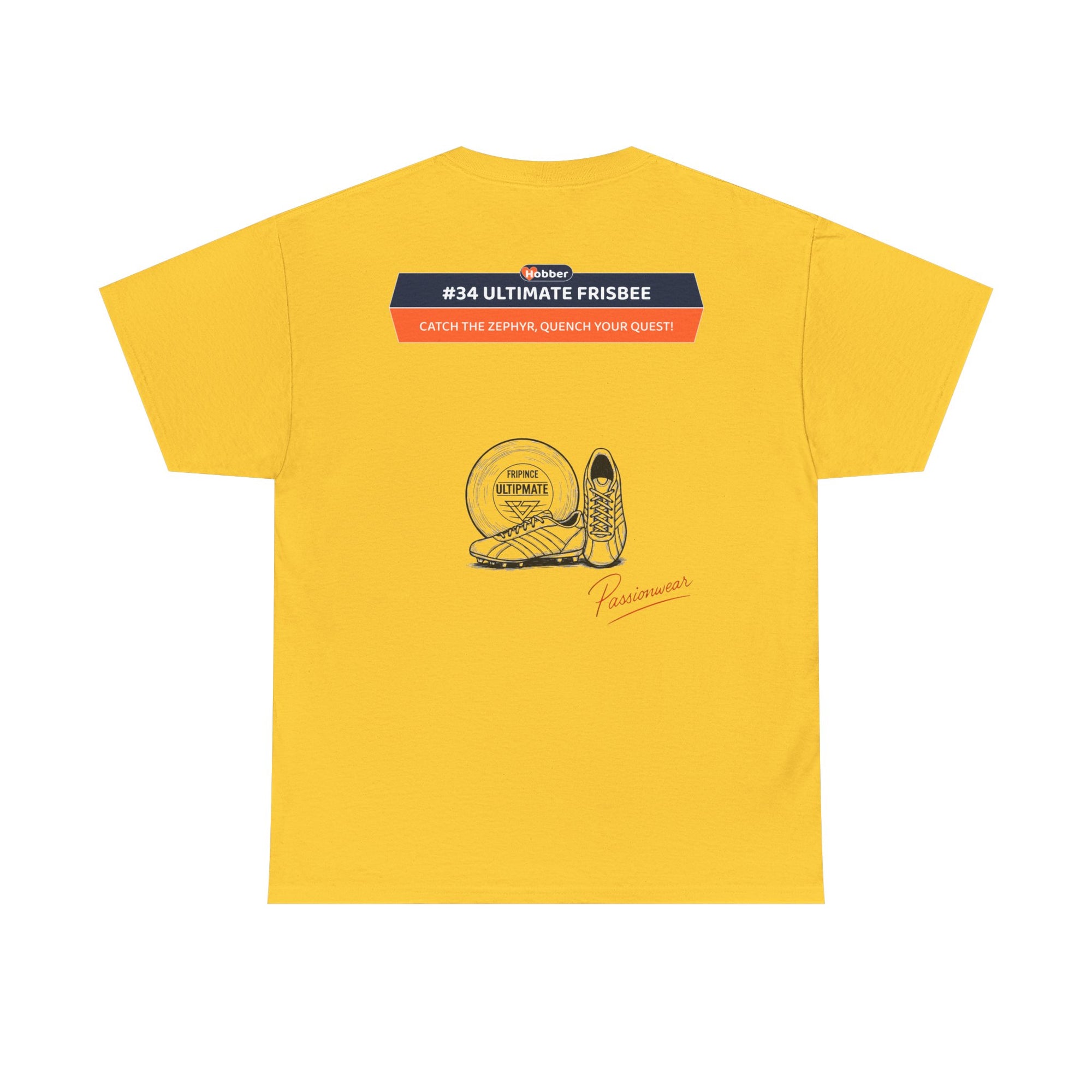 Hobber Unisex Sports & Adventure T-Shirt, #34 Ultimate Frisbee