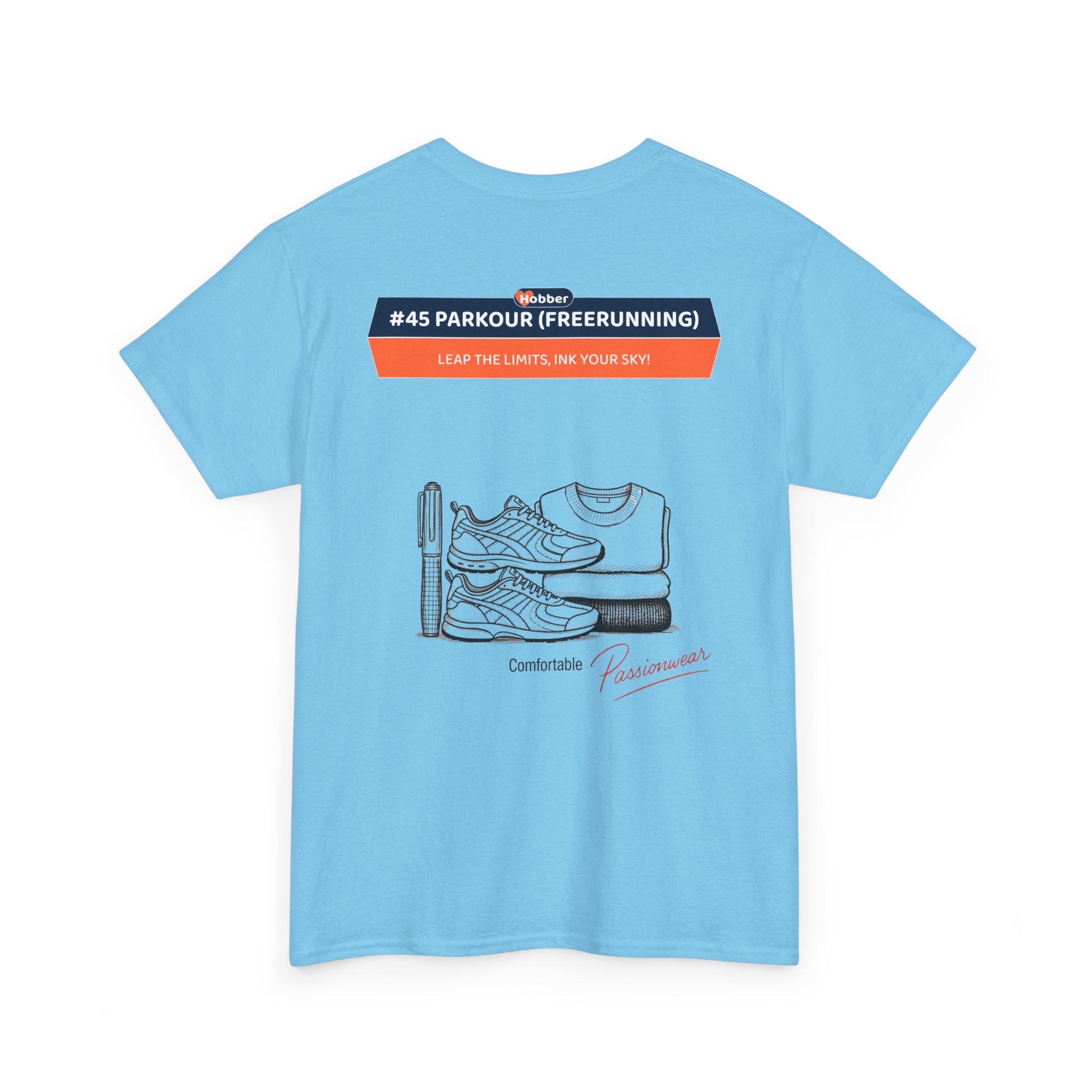 Hobber Mens Sports & Adventure T-Shirt, #45 Parkour (Freerunning)