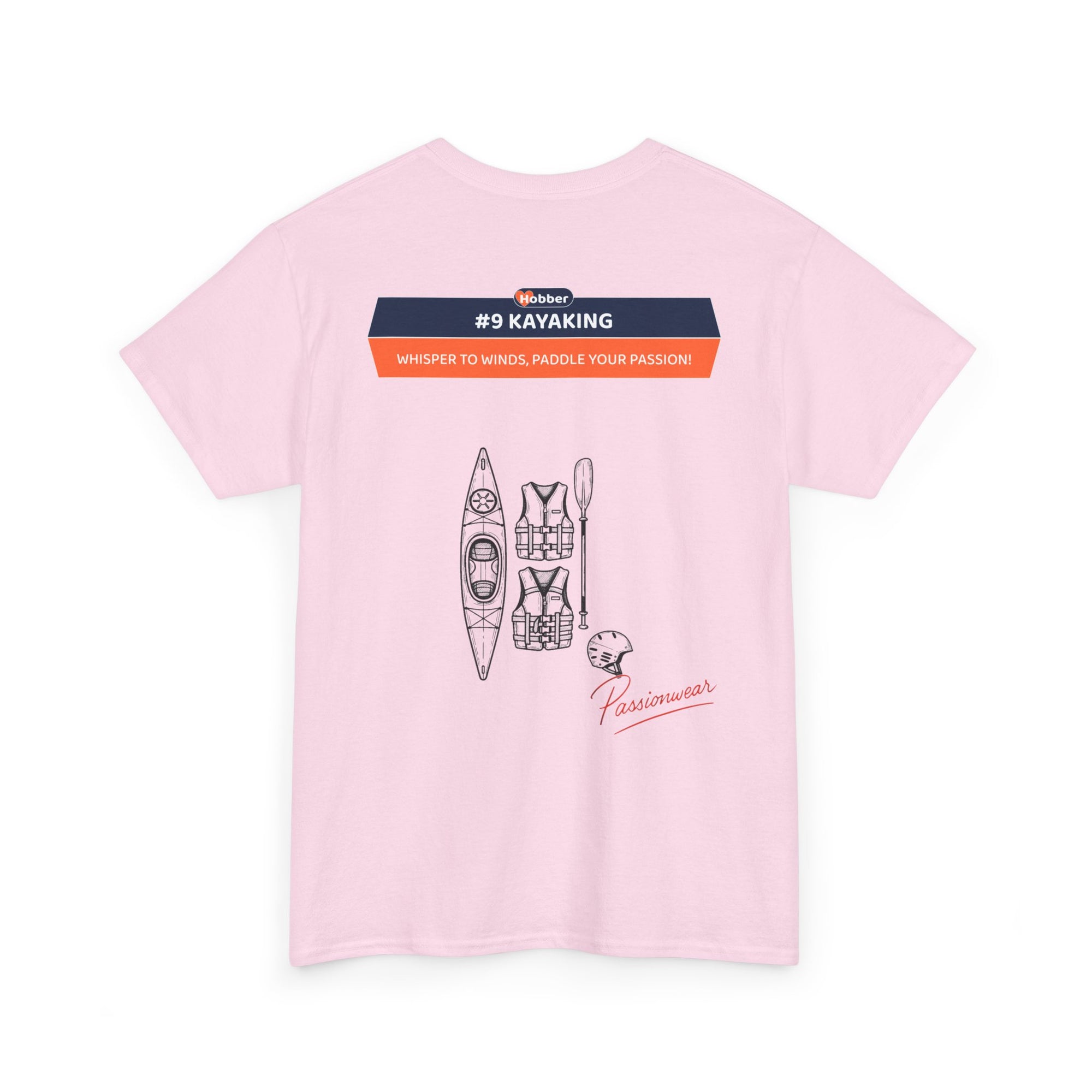 Hobber Unisex Sports & Adventure T-Shirt, #9 Kayaking