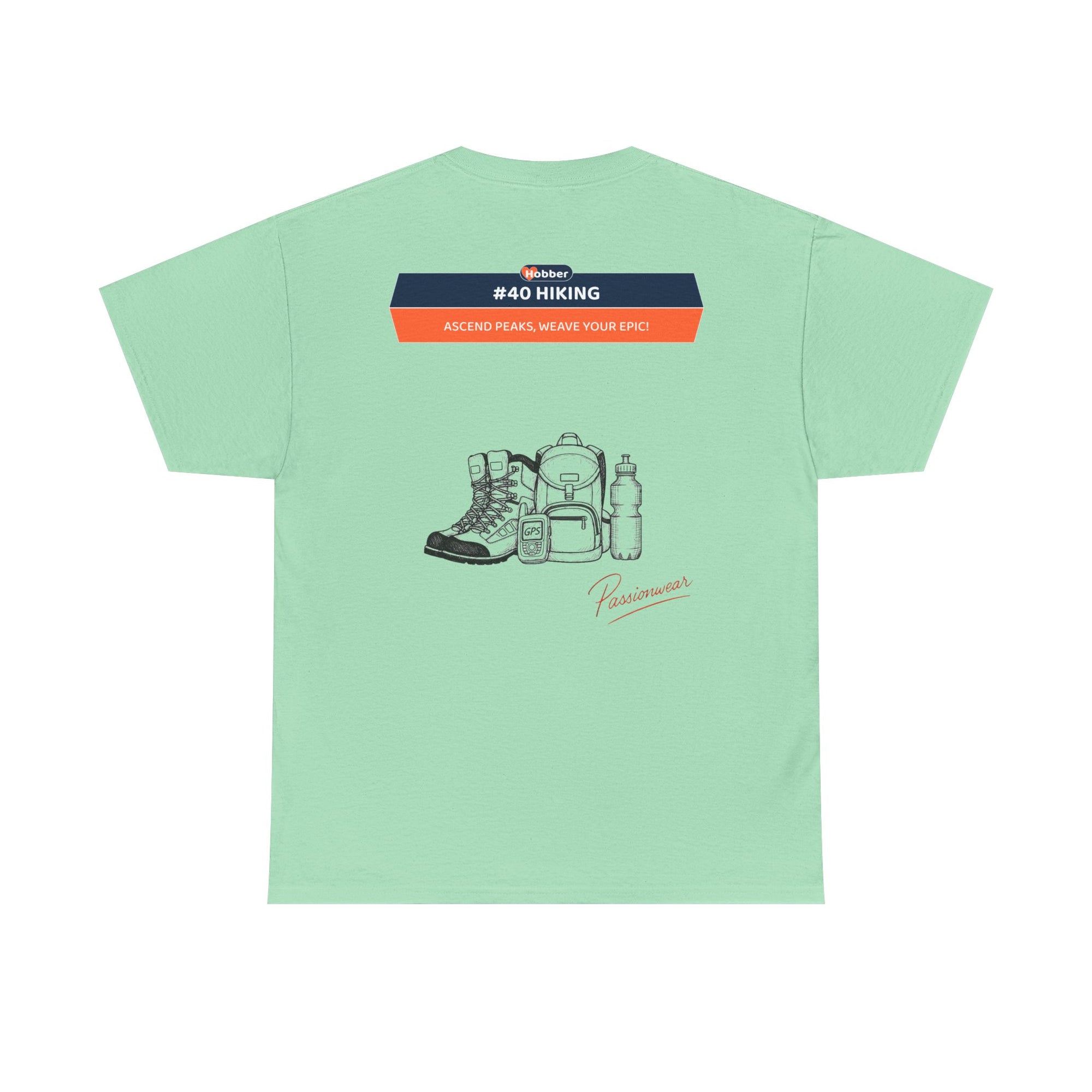 Hobber Unisex Sports & Adventure T-Shirt, #40 Hiking