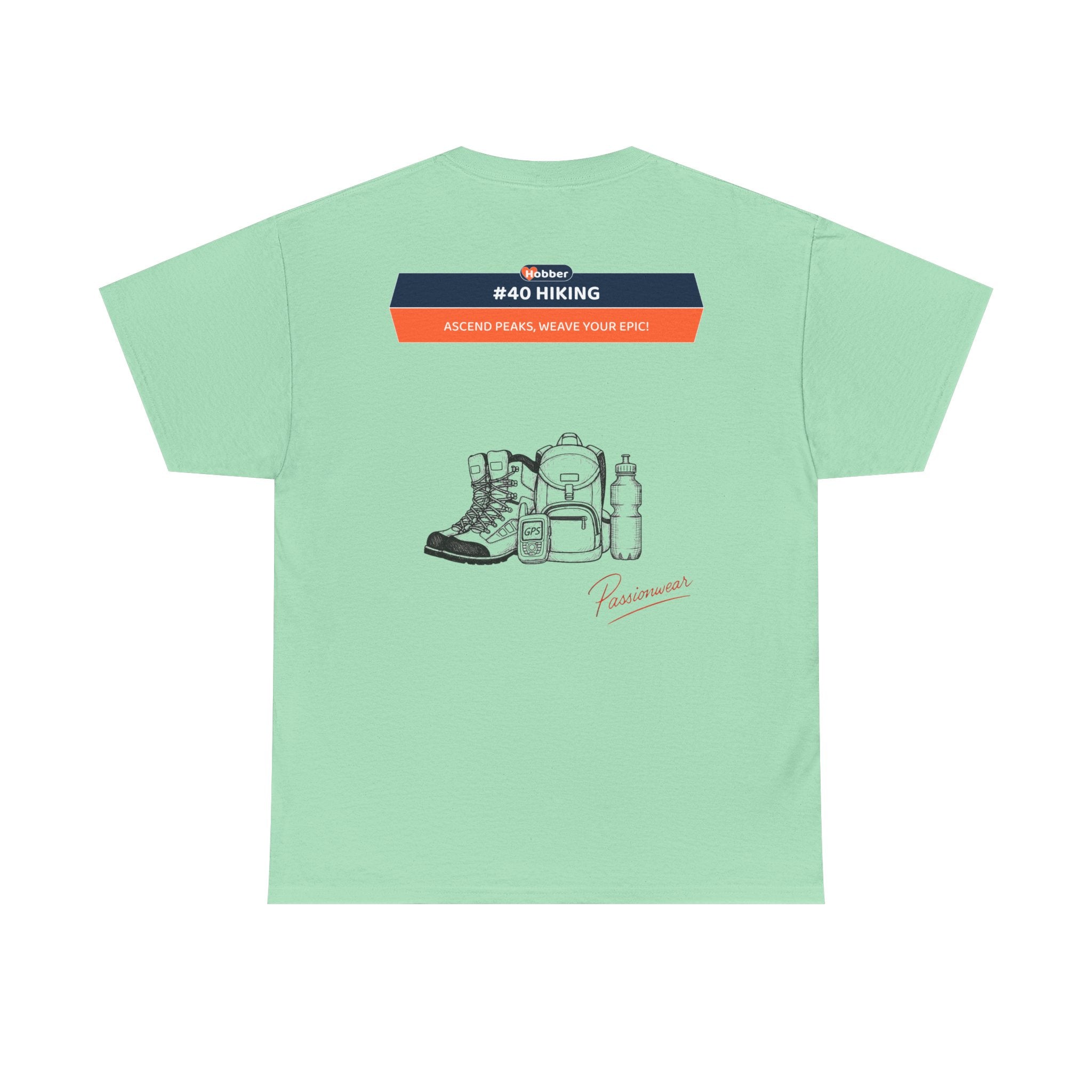 Hobber Unisex Sports & Adventure T-Shirt, #40 Hiking