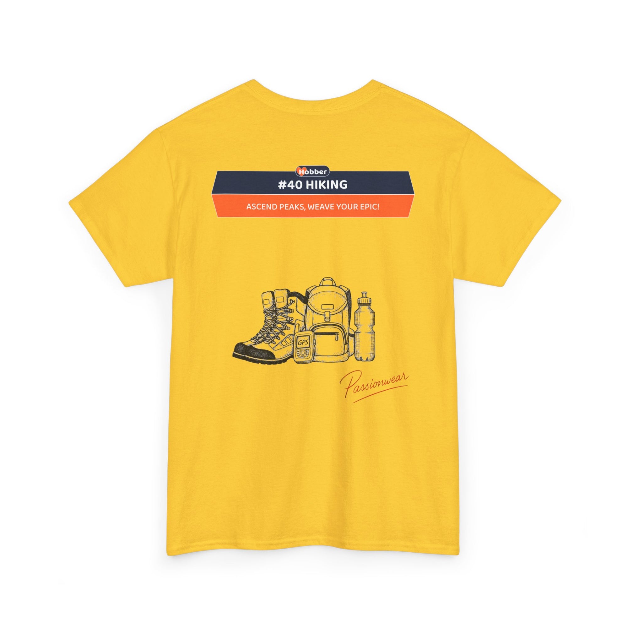 Hobber Unisex Sports & Adventure T-Shirt, #40 Hiking