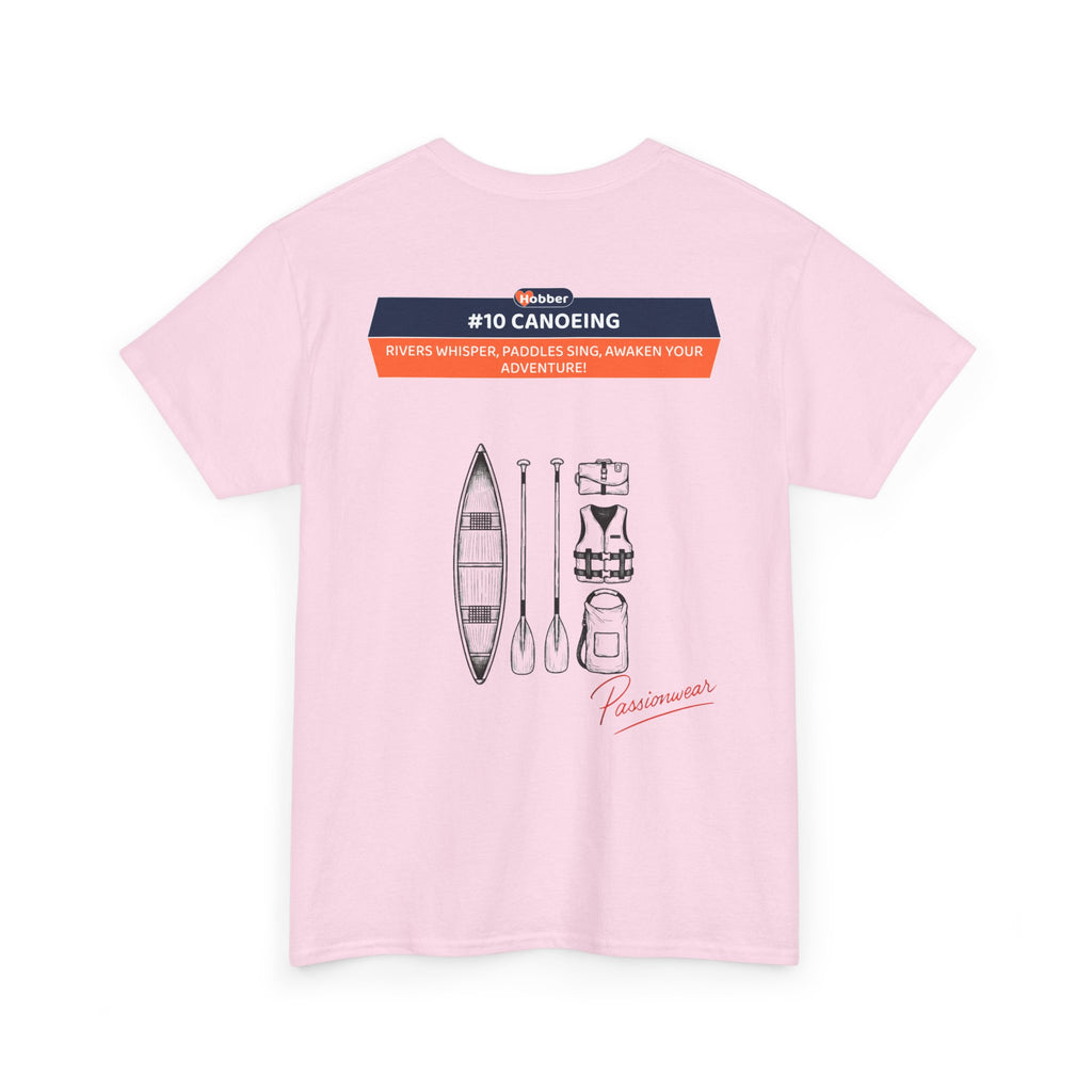 Hobber Unisex Sports & Adventure T-Shirt, #10 Canoeing