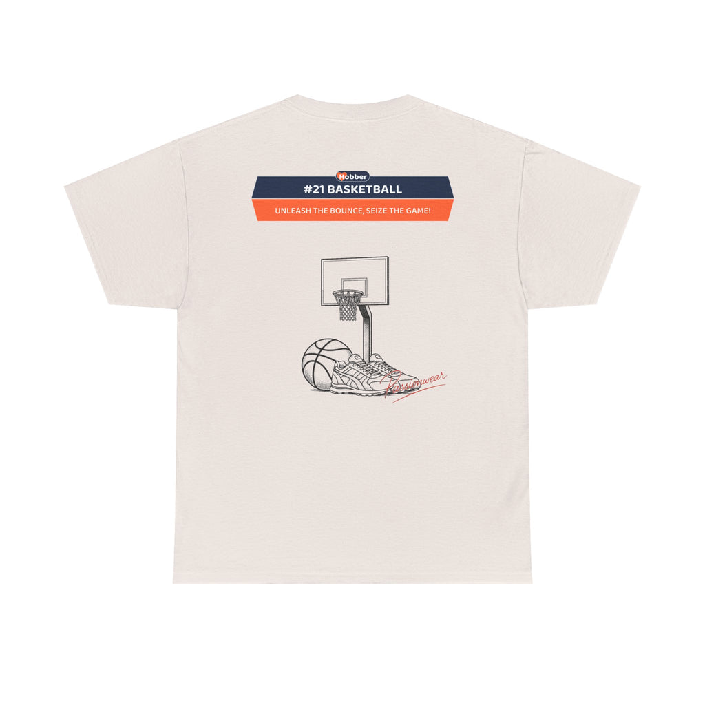 Hobber Mens Sports & Adventure T-Shirt, #21 Basketball