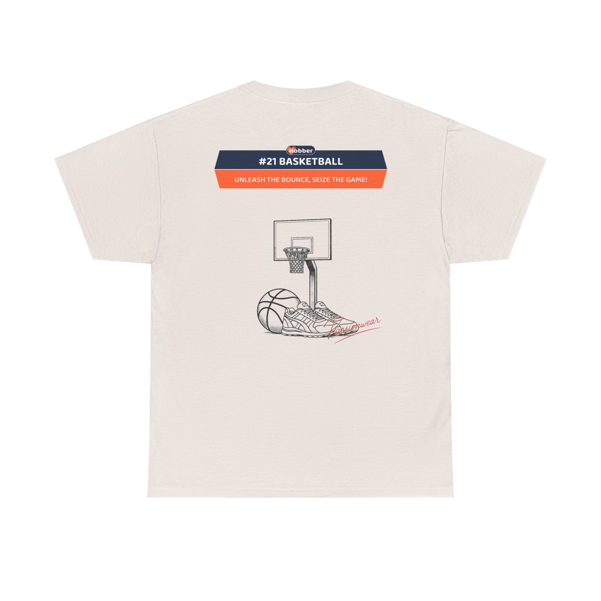 Hobber Mens Sports & Adventure T-Shirt, #21 Basketball