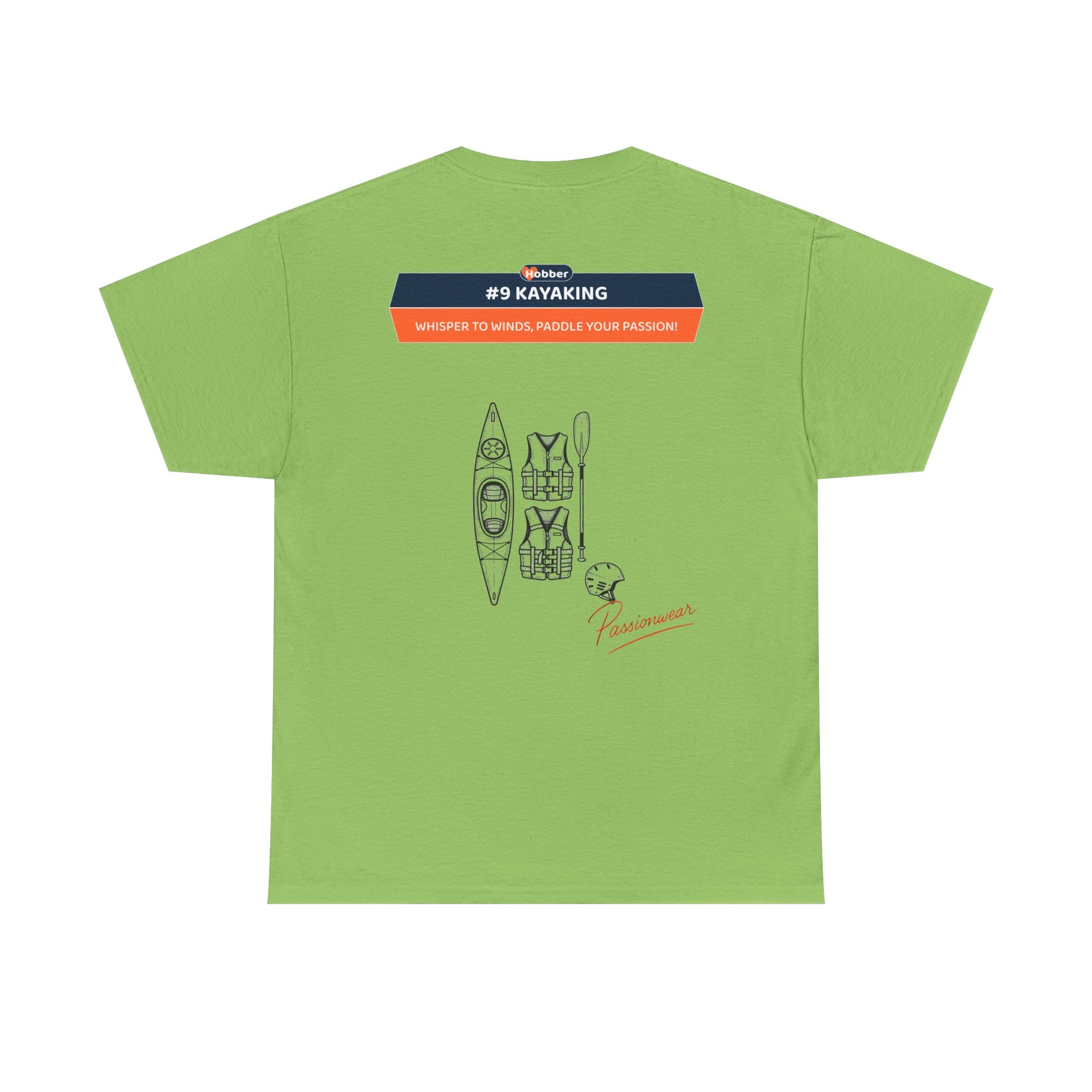 Hobber Unisex Sports & Adventure T-Shirt, #9 Kayaking