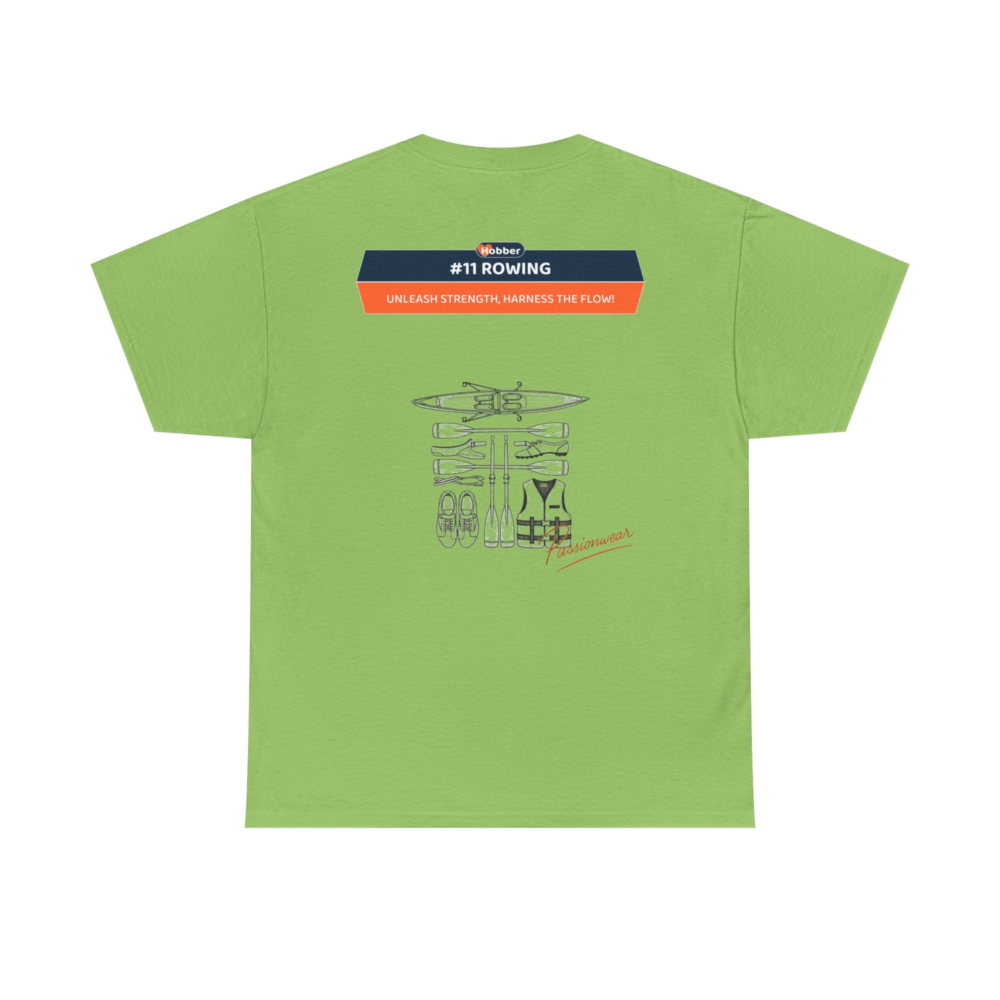 Hobber Mens Sports & Adventure T-Shirt, #11 Rowing