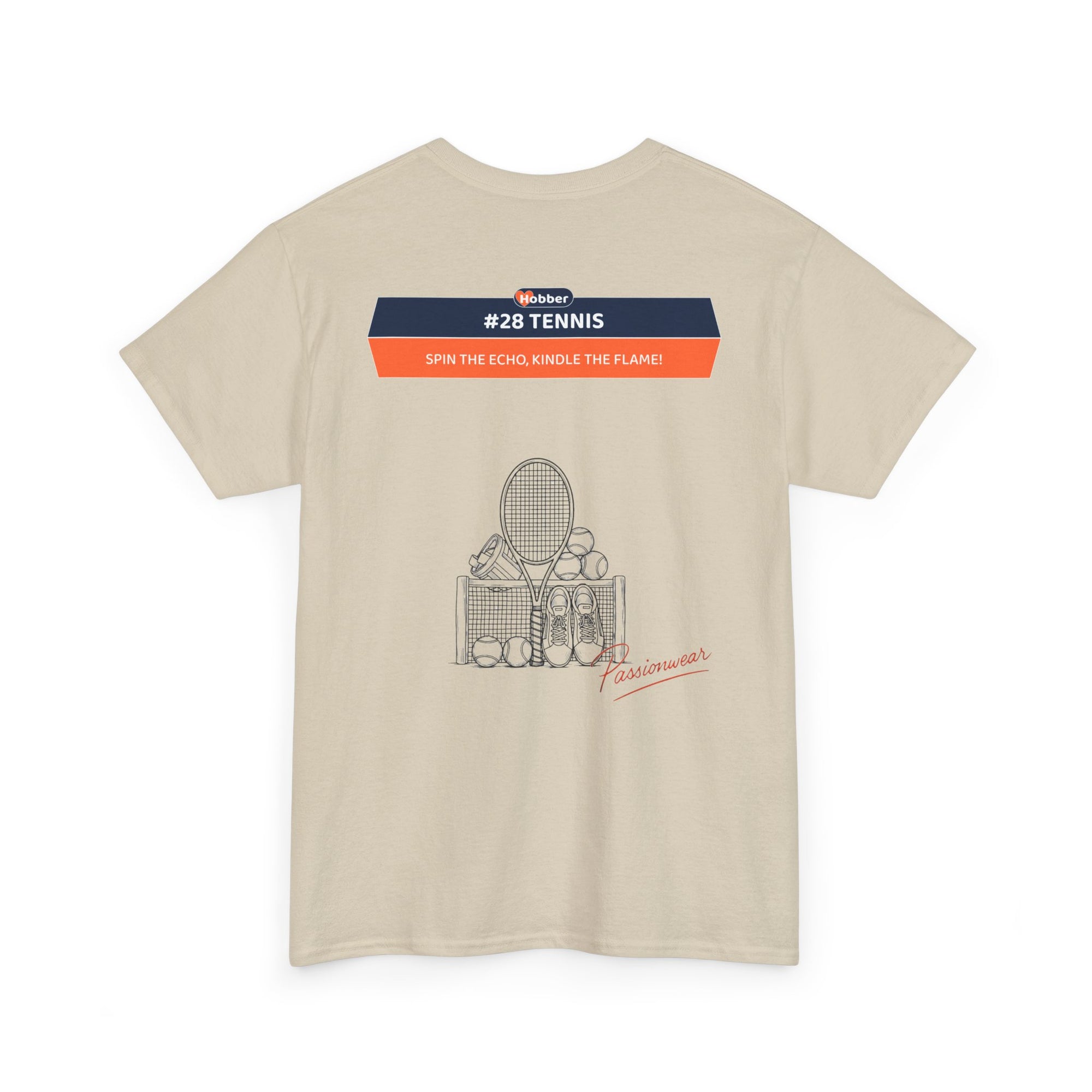 Hobber Unisex Sports & Adventure T-Shirt, #28 Tennis