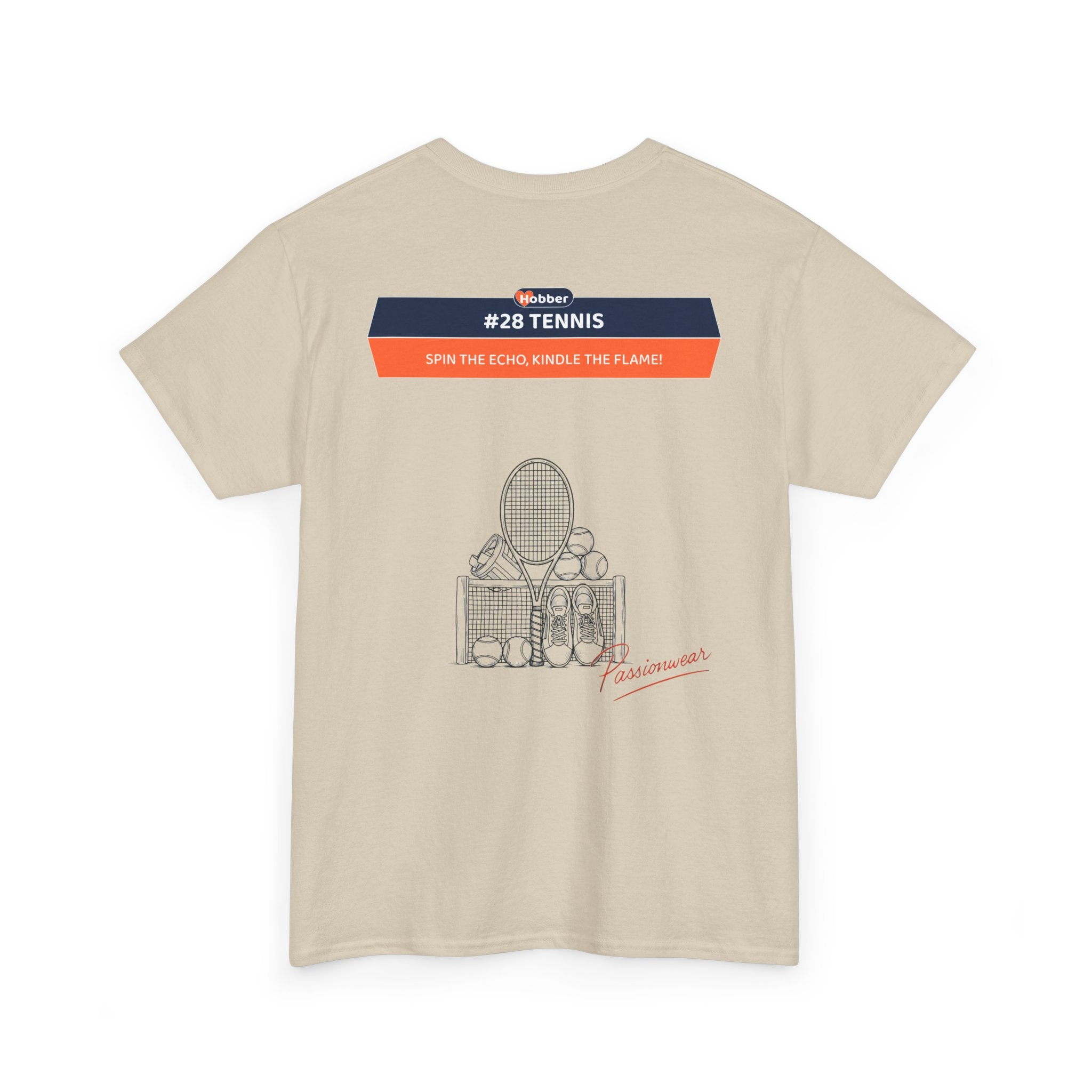 Hobber Unisex Sports & Adventure T-Shirt, #28 Tennis