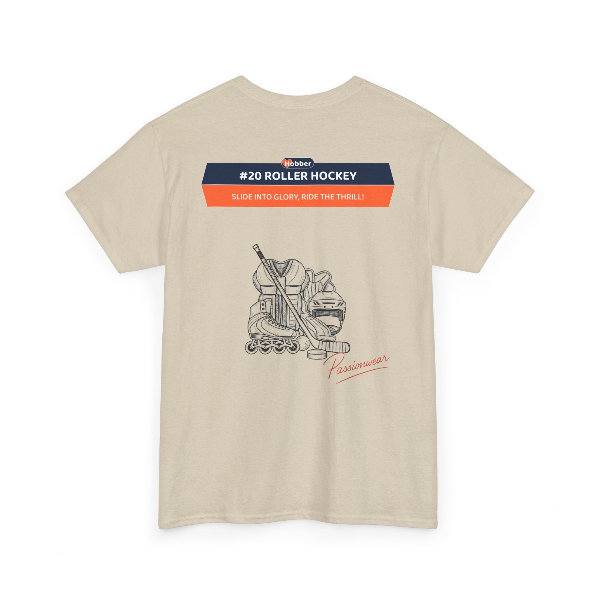 Hobber Mens Sports & Adventure T-Shirt, #20 Roller hockey