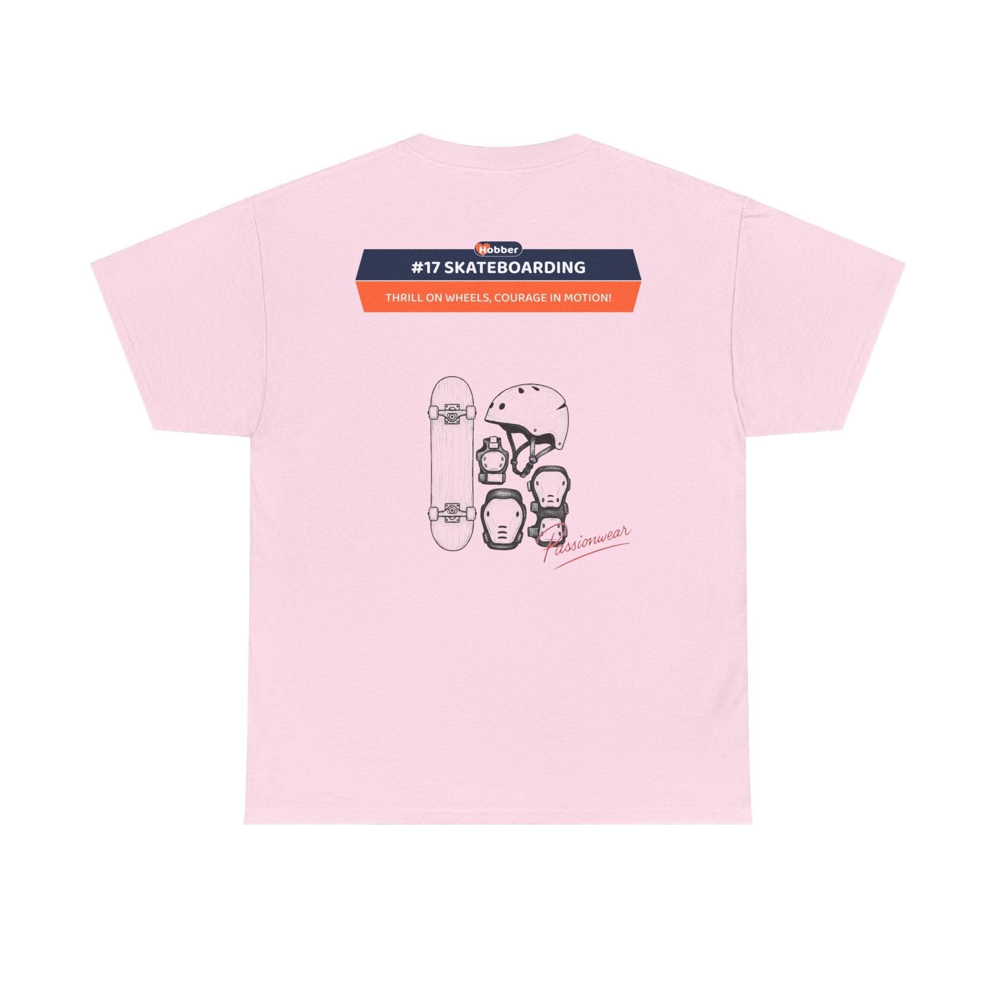 Hobber Mens Sports & Adventure T-Shirt, #17 Skateboarding