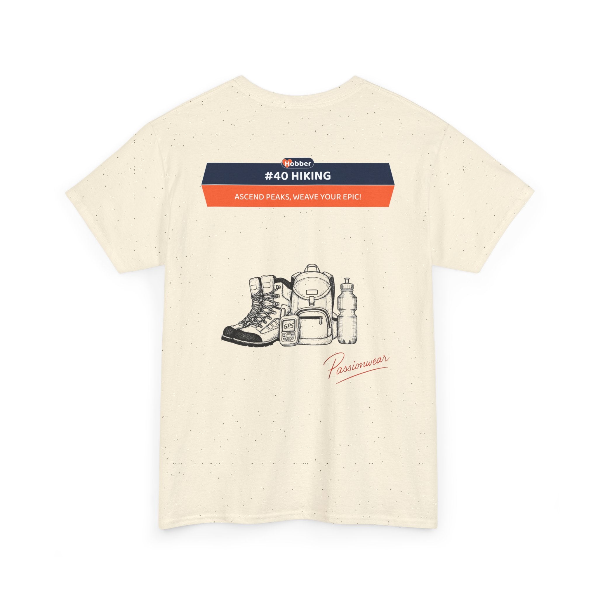 Hobber Unisex Sports & Adventure T-Shirt, #40 Hiking