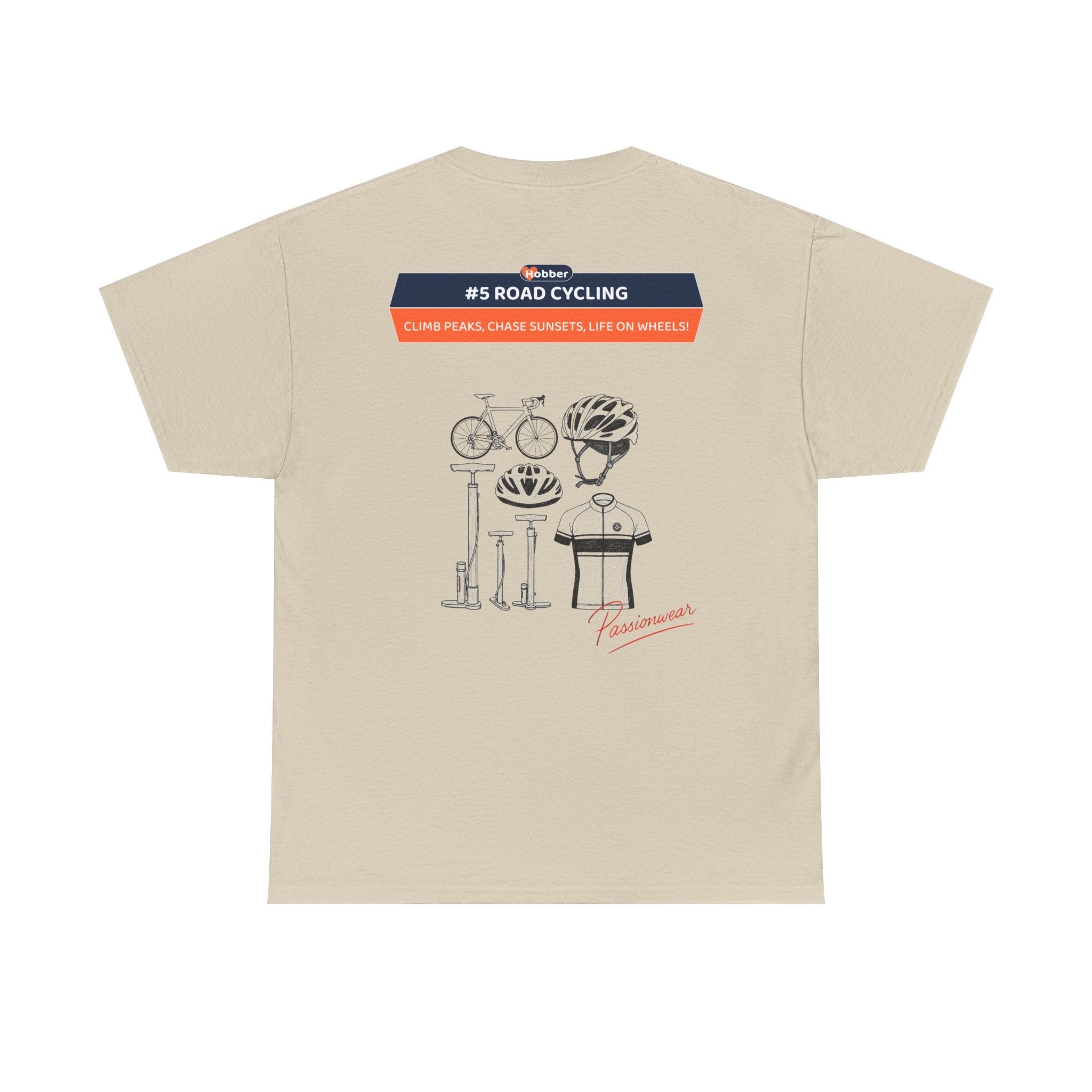 Hobber Unisex Sports & Adventure T-Shirt, #5 Road cycling