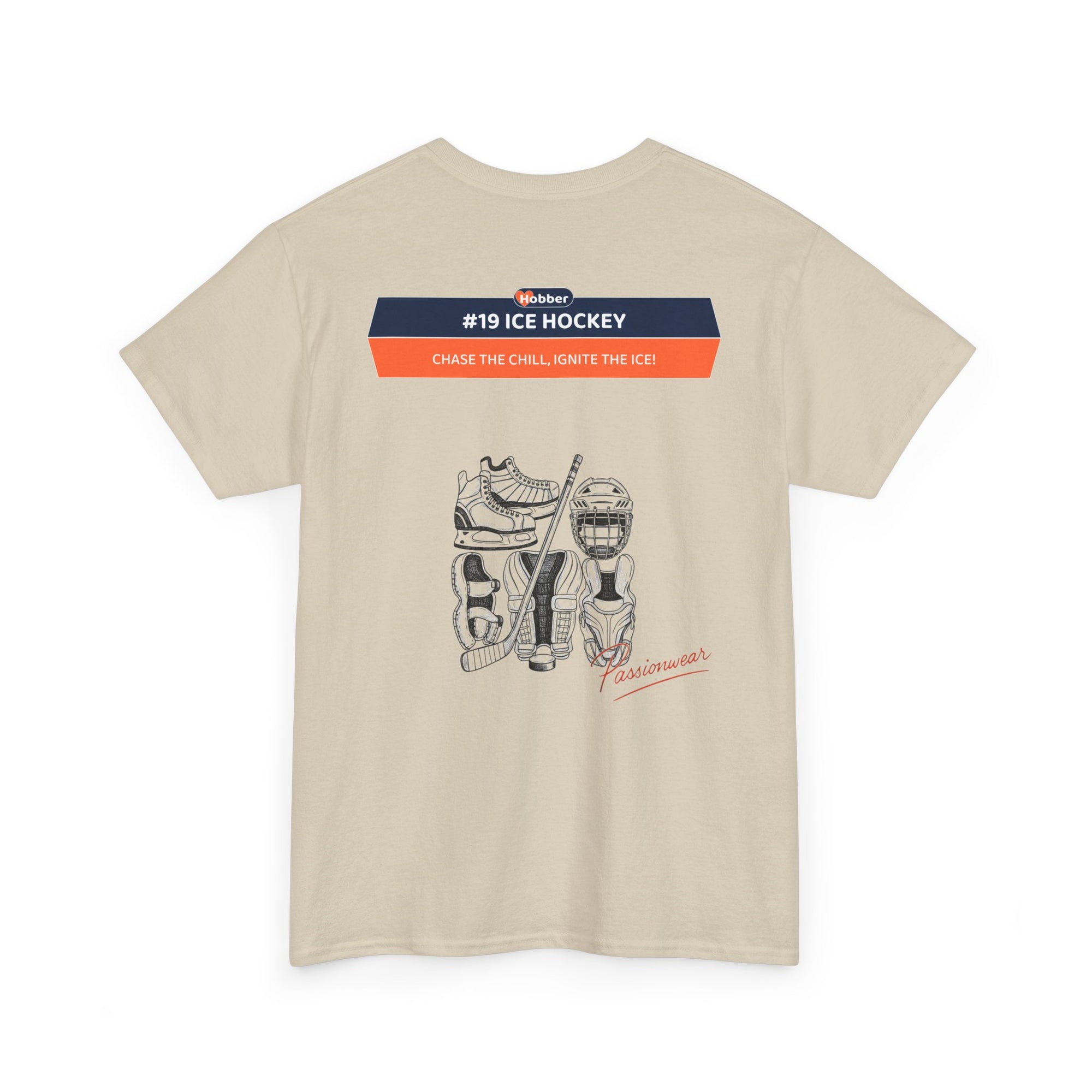 Hobber Mens Sports & Adventure T-Shirt, #19 Ice hockey